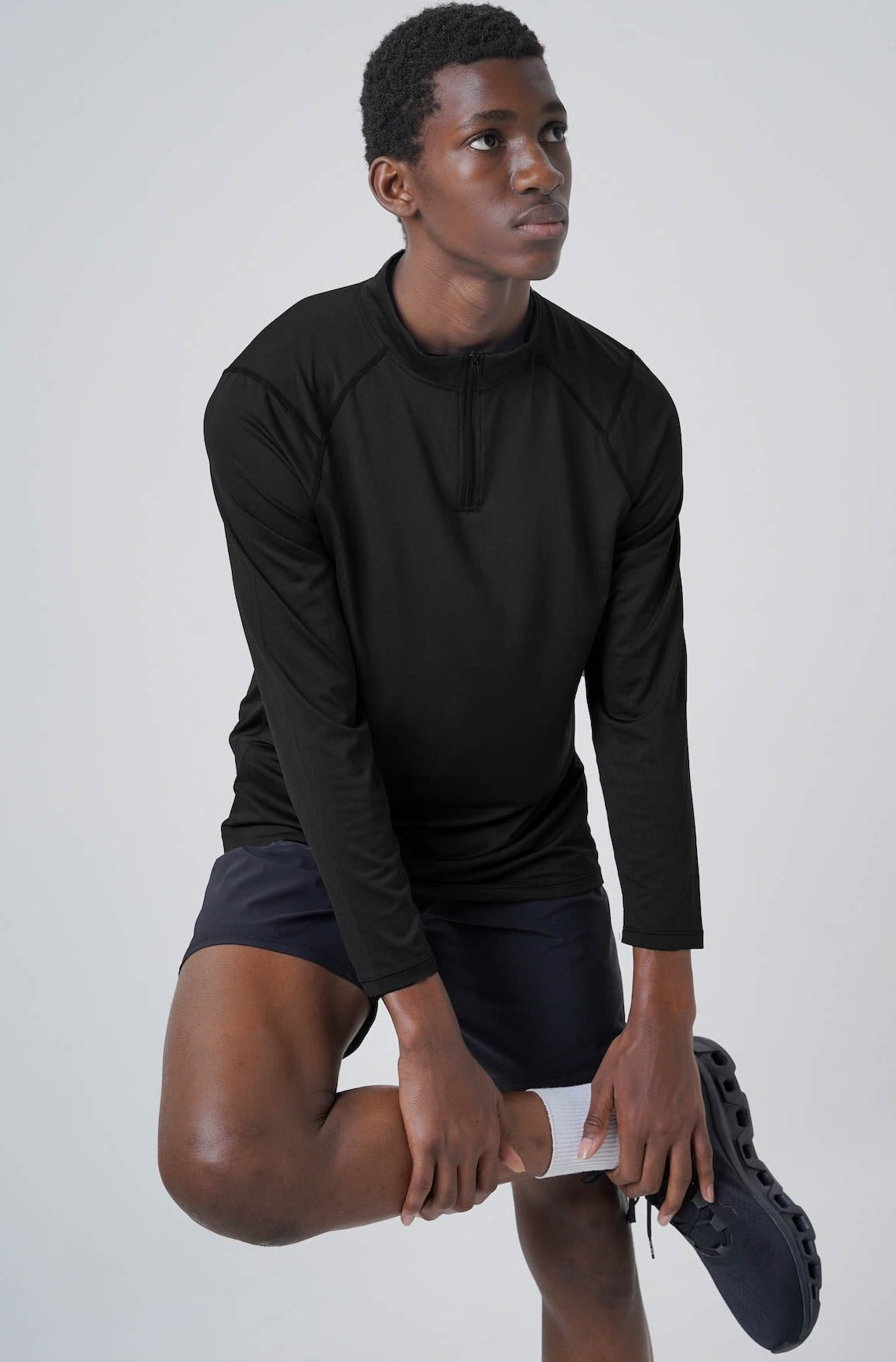 Pound Long Sleeve Top In Black