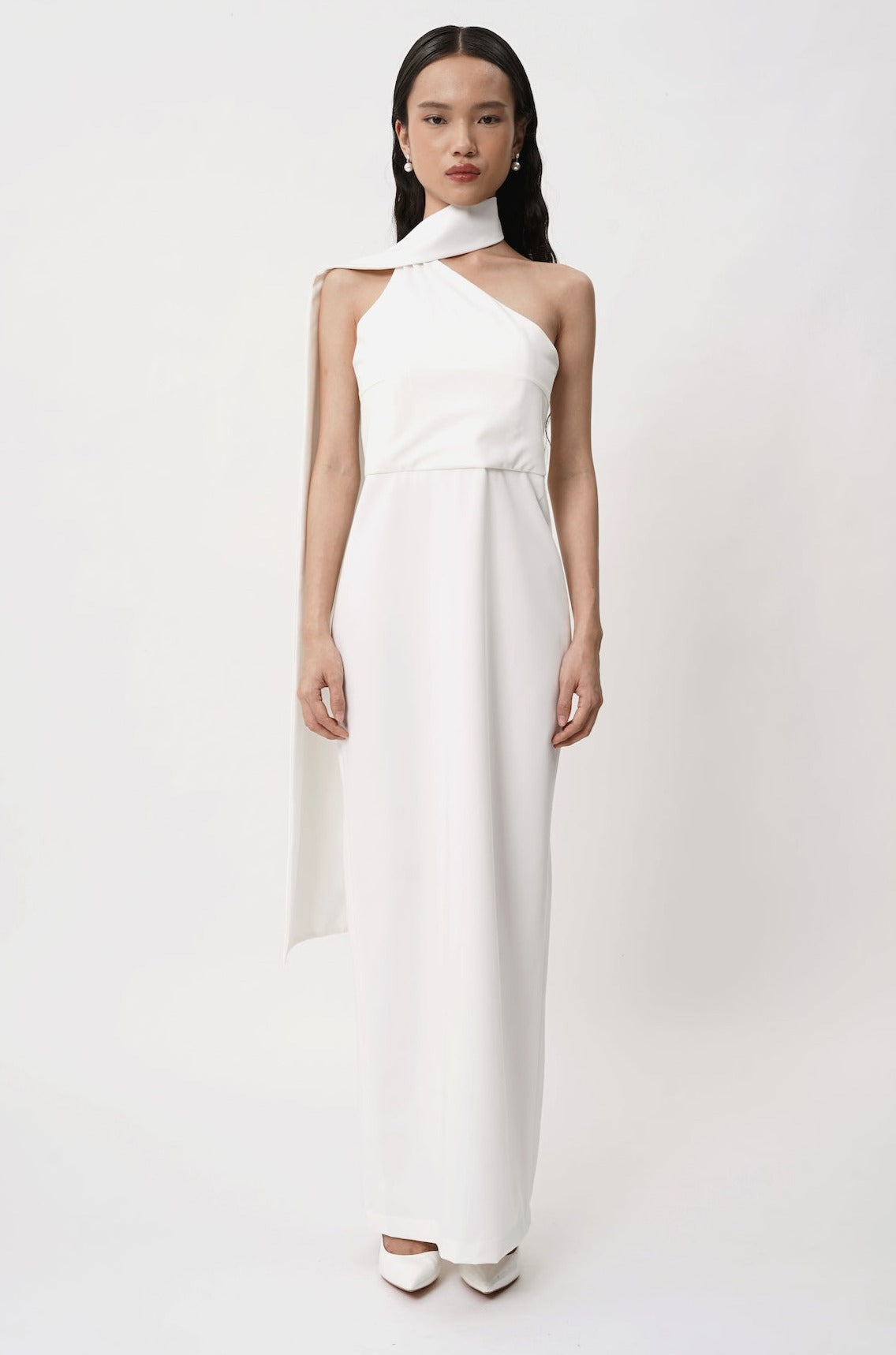 Giles Dress In White