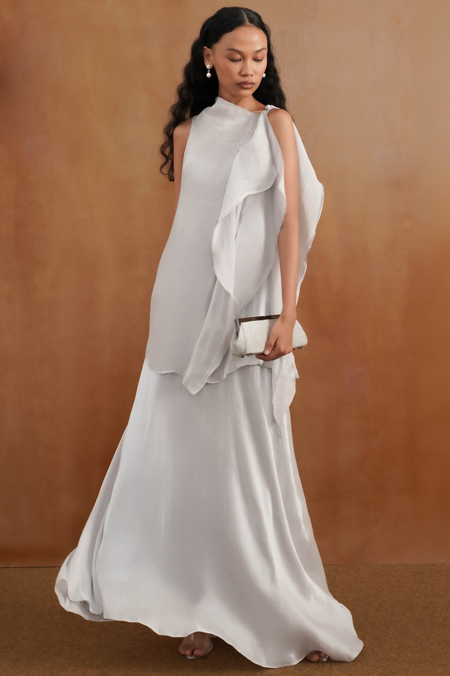Cassiopeia Two-Piece Dress In Silver Cassiopeia Two-Piece Dress In Silver