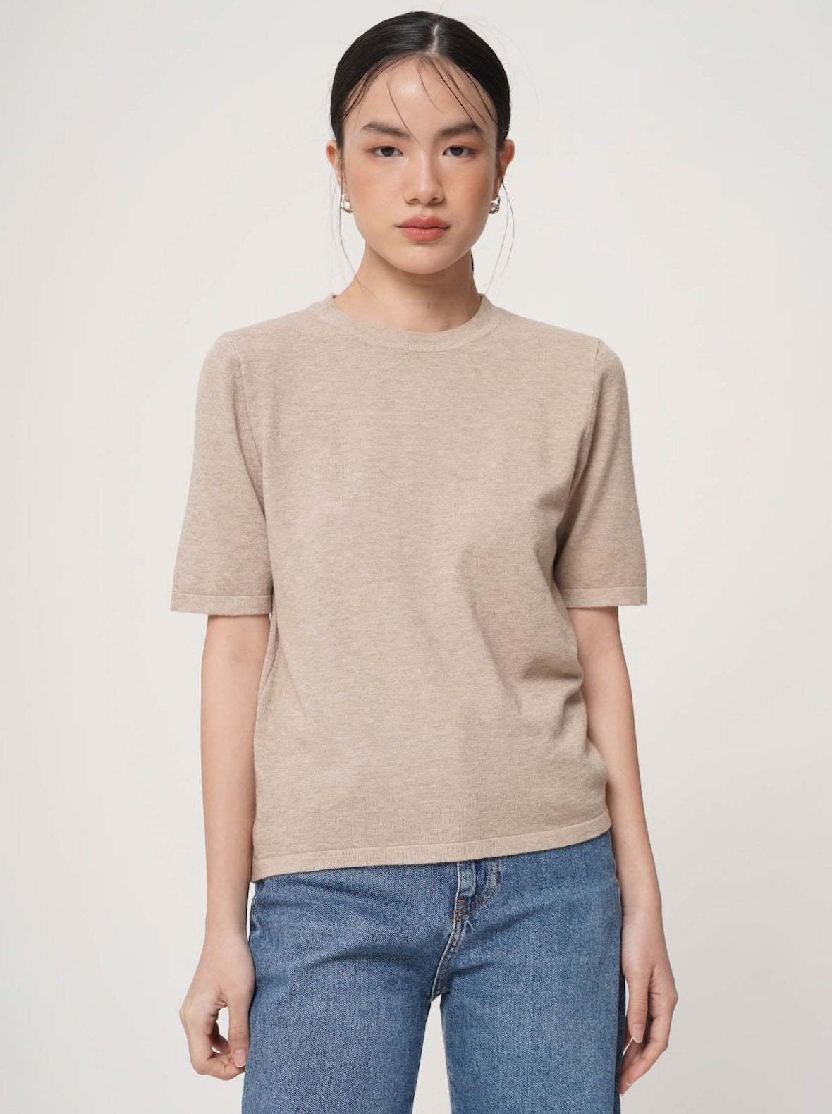 Sumi Top In Taupe