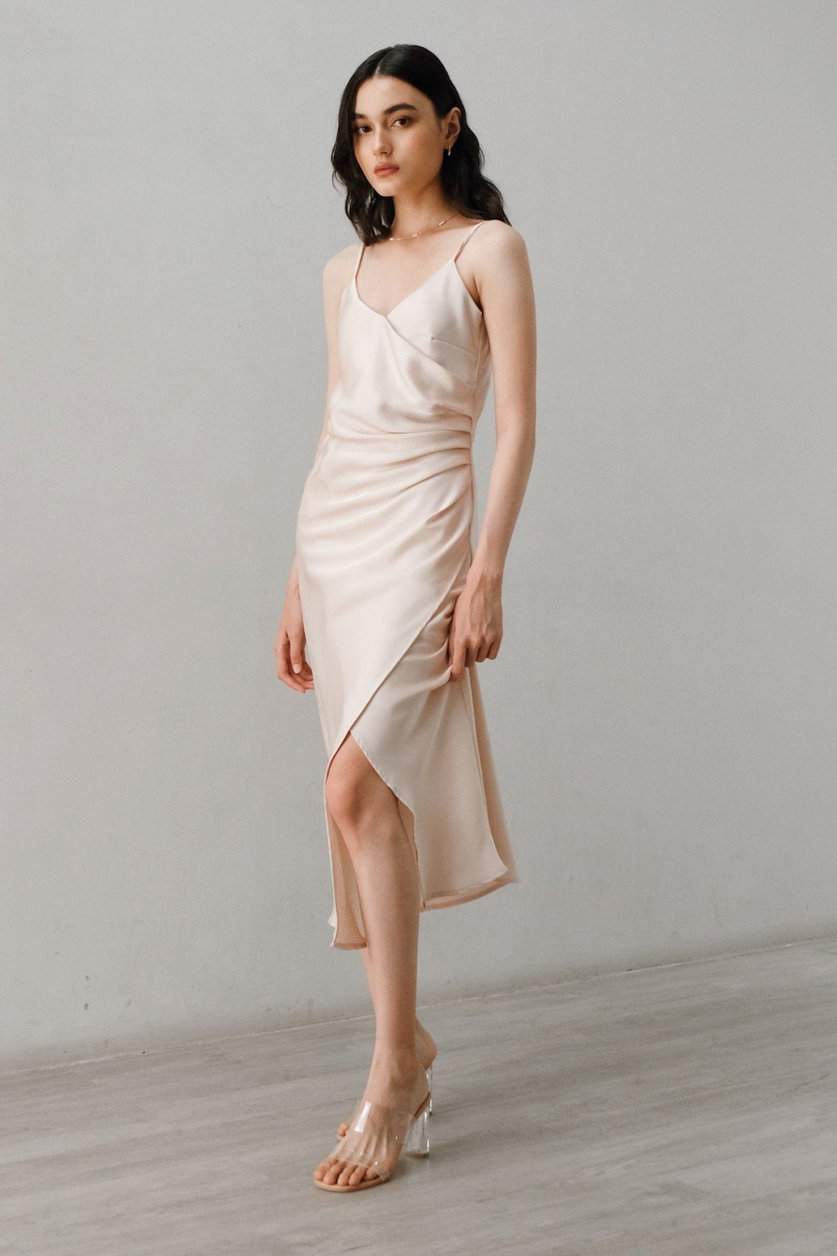 Caterina Dress In Champagne (4 Left)