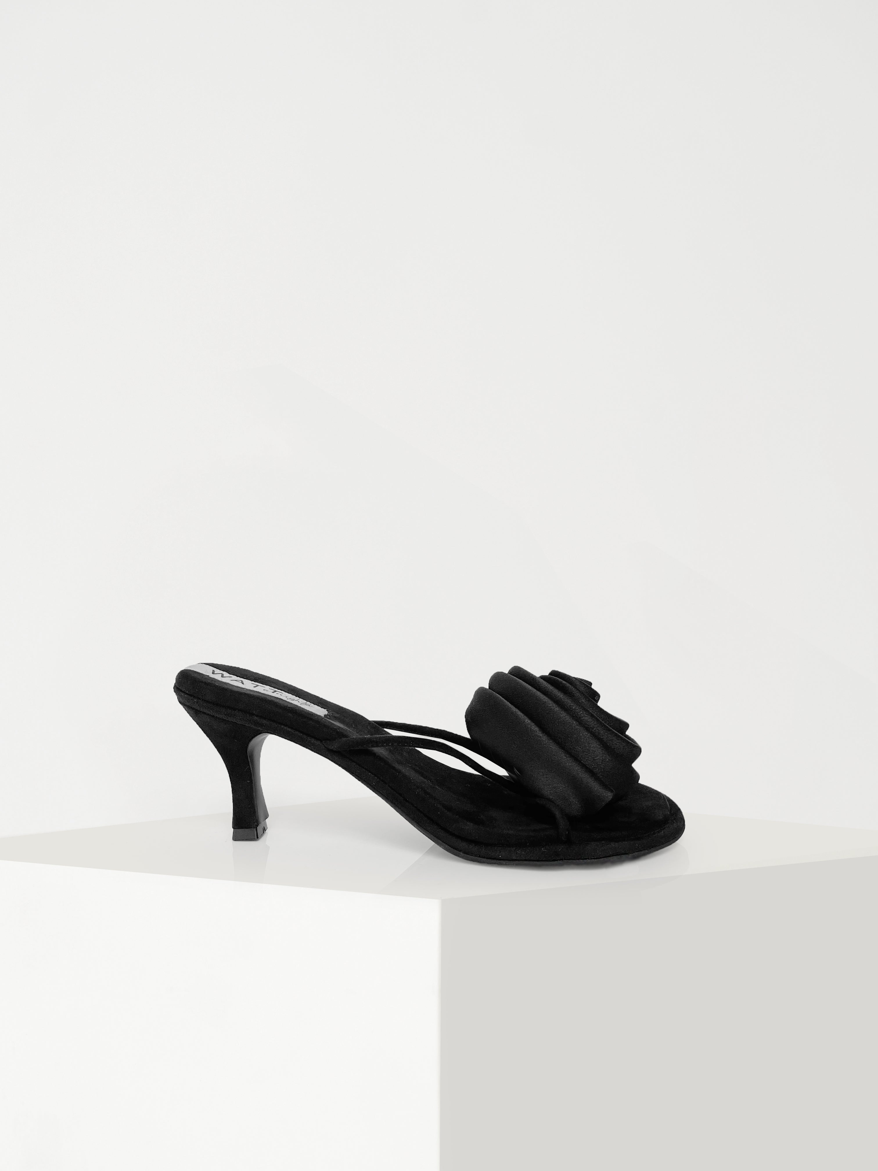 Petal Heels In Black