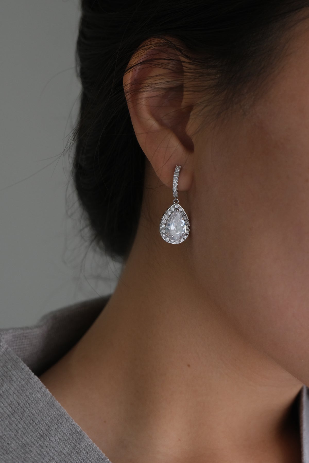 Amber Crystal Earrings