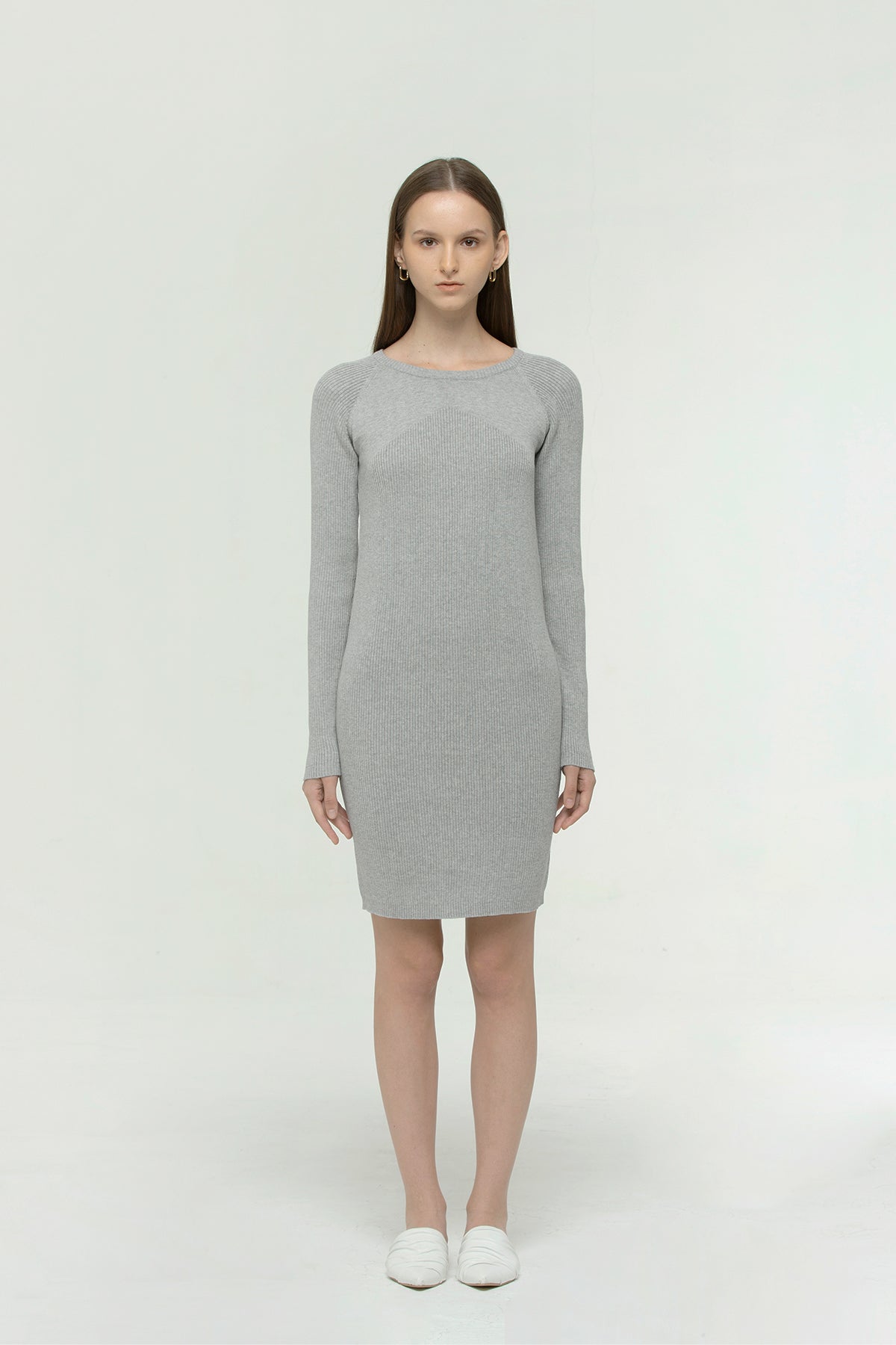 Grey Laura Knit Dress (3 Left)