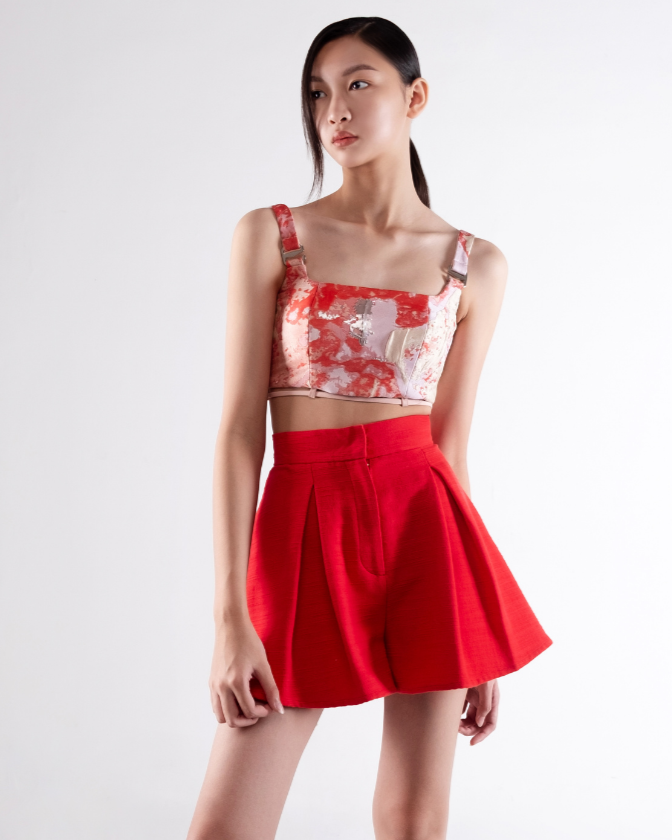 Scarlette Shorts In Red (LAST PIECES)