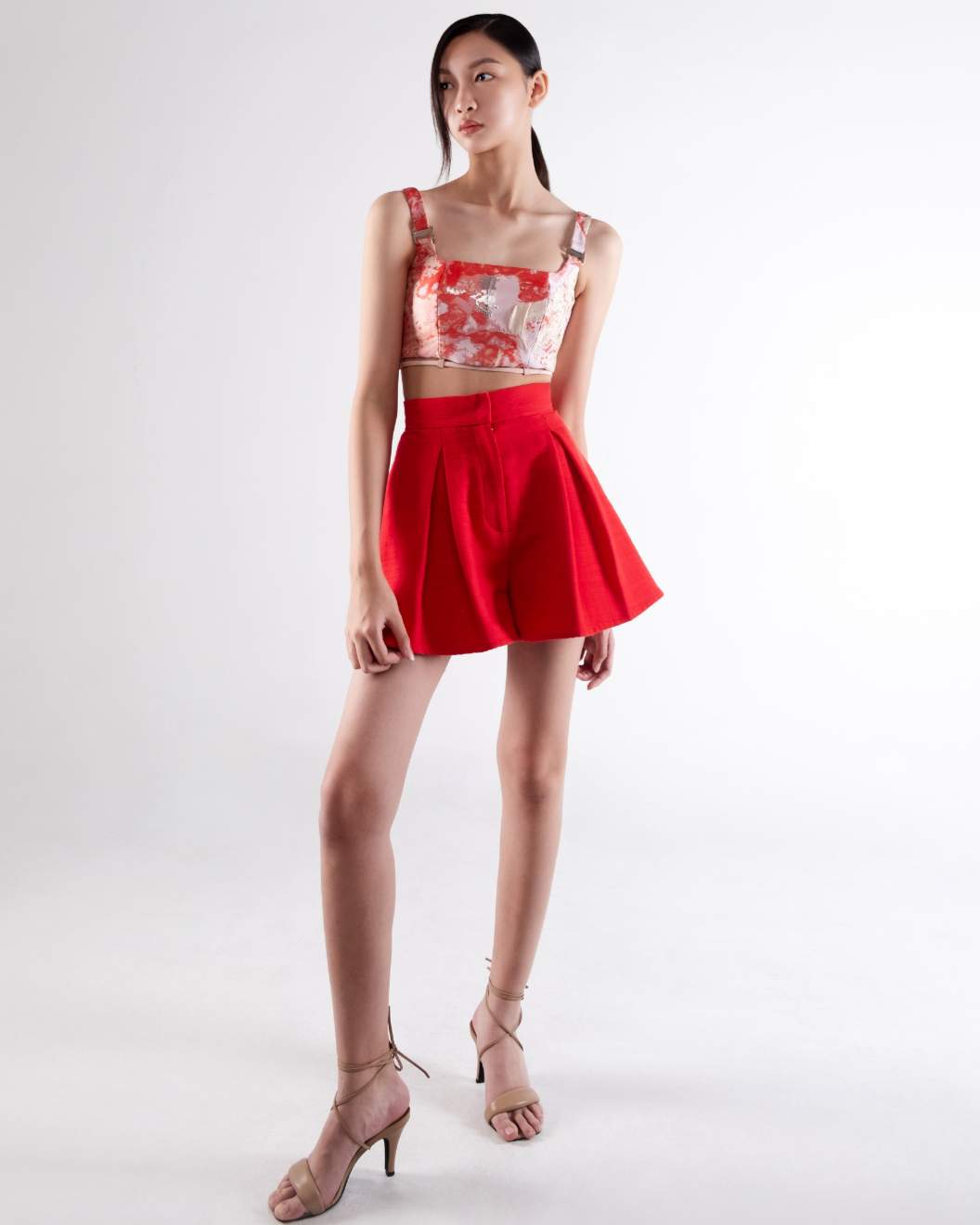 Scarlette Shorts In Red (LAST PIECES)