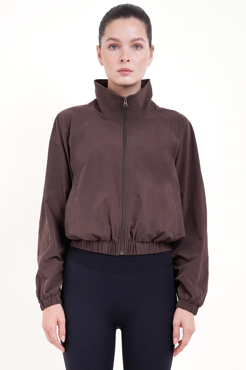 Rusher Bomber Jacket in Espresso