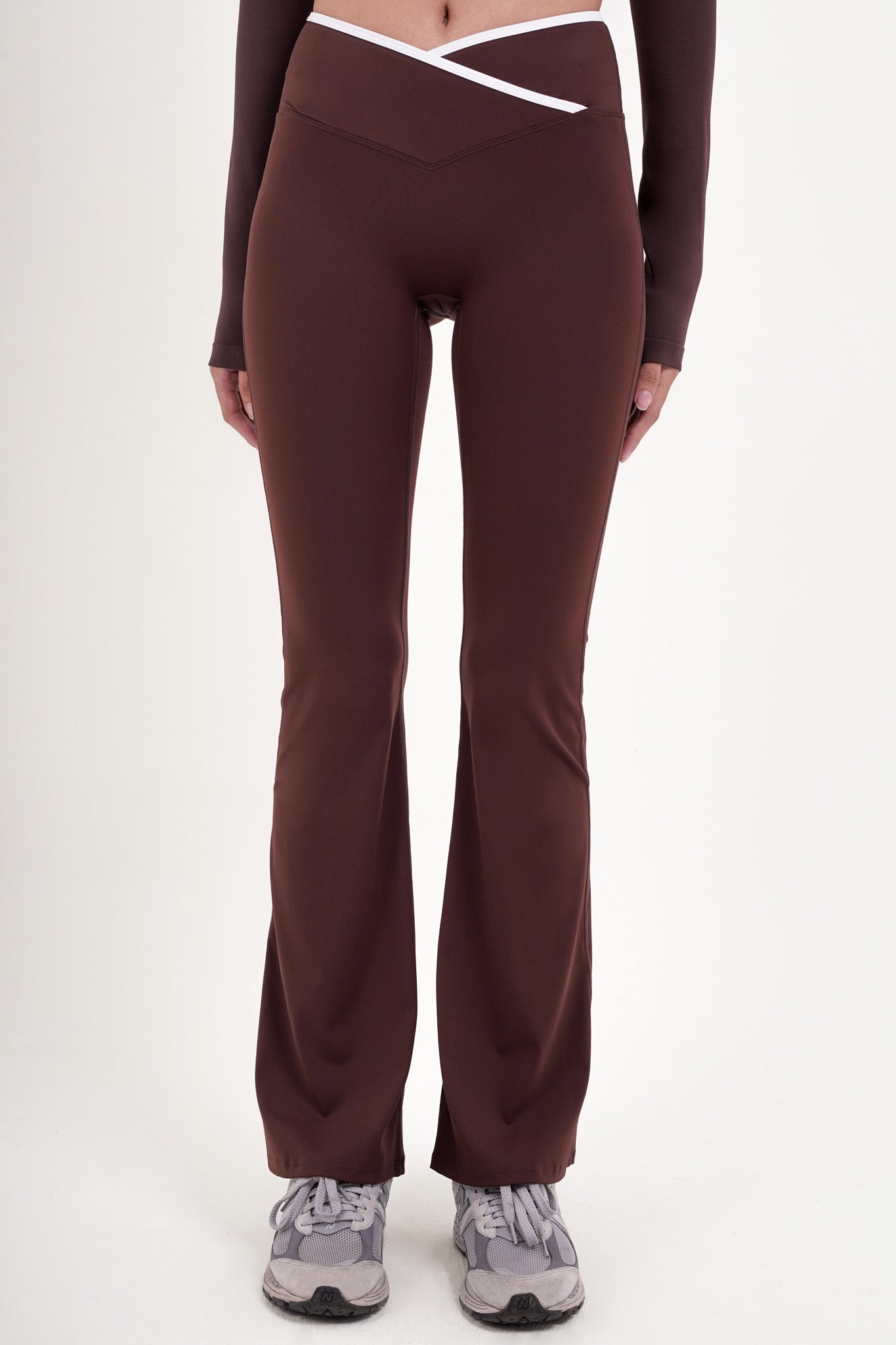 Thrive Flare Pants in Espresso