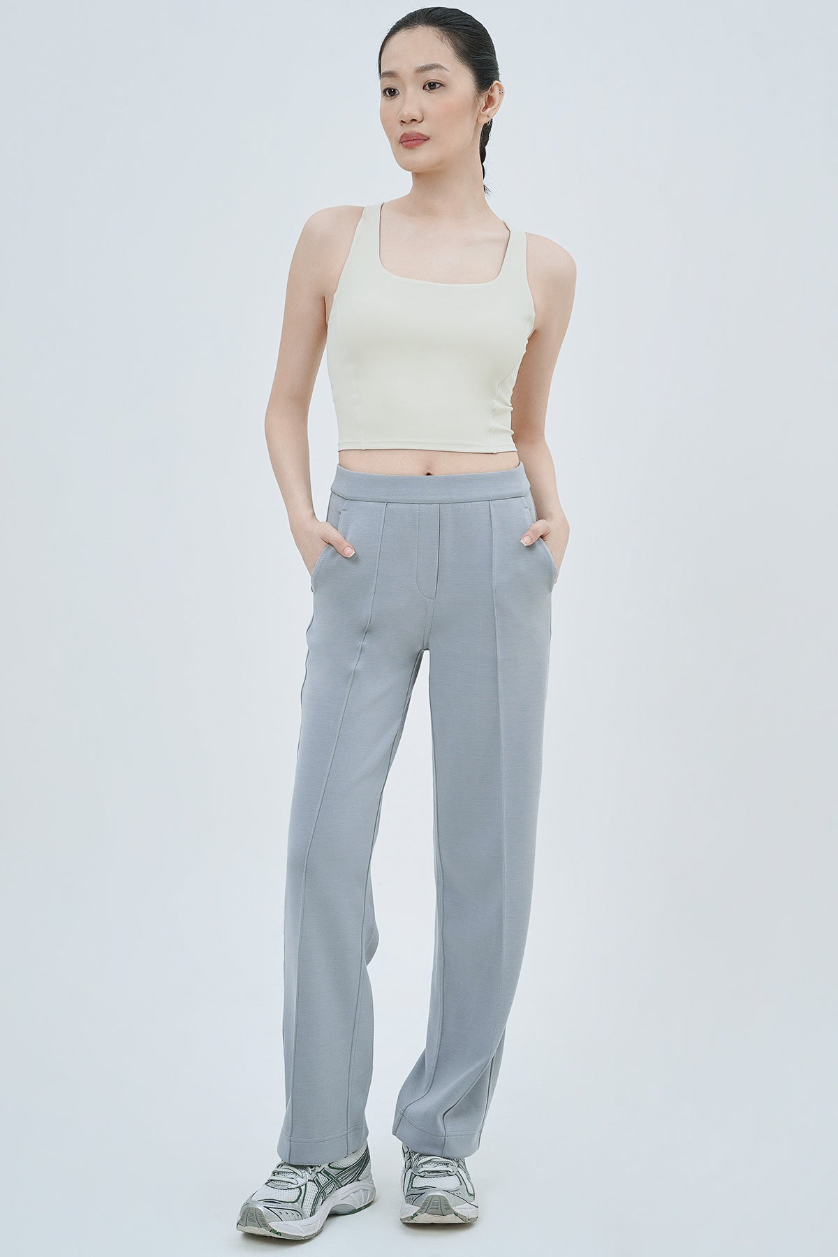 Suave Straight Leg Sweatpants in Steel Blue