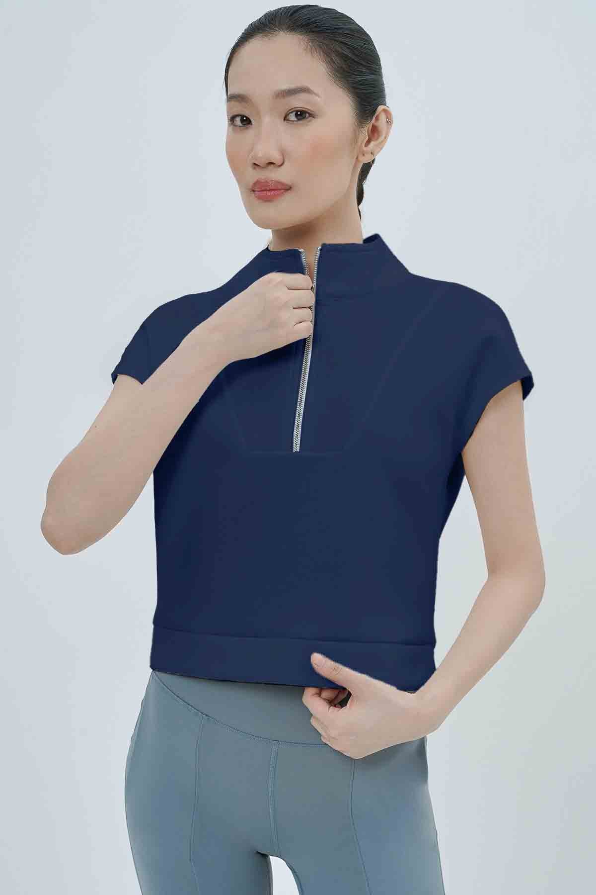 Snuggle Top in Navy
