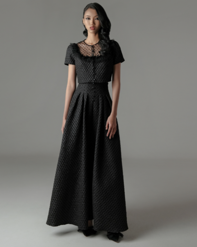 Yasmine Maxi Skirt In Black