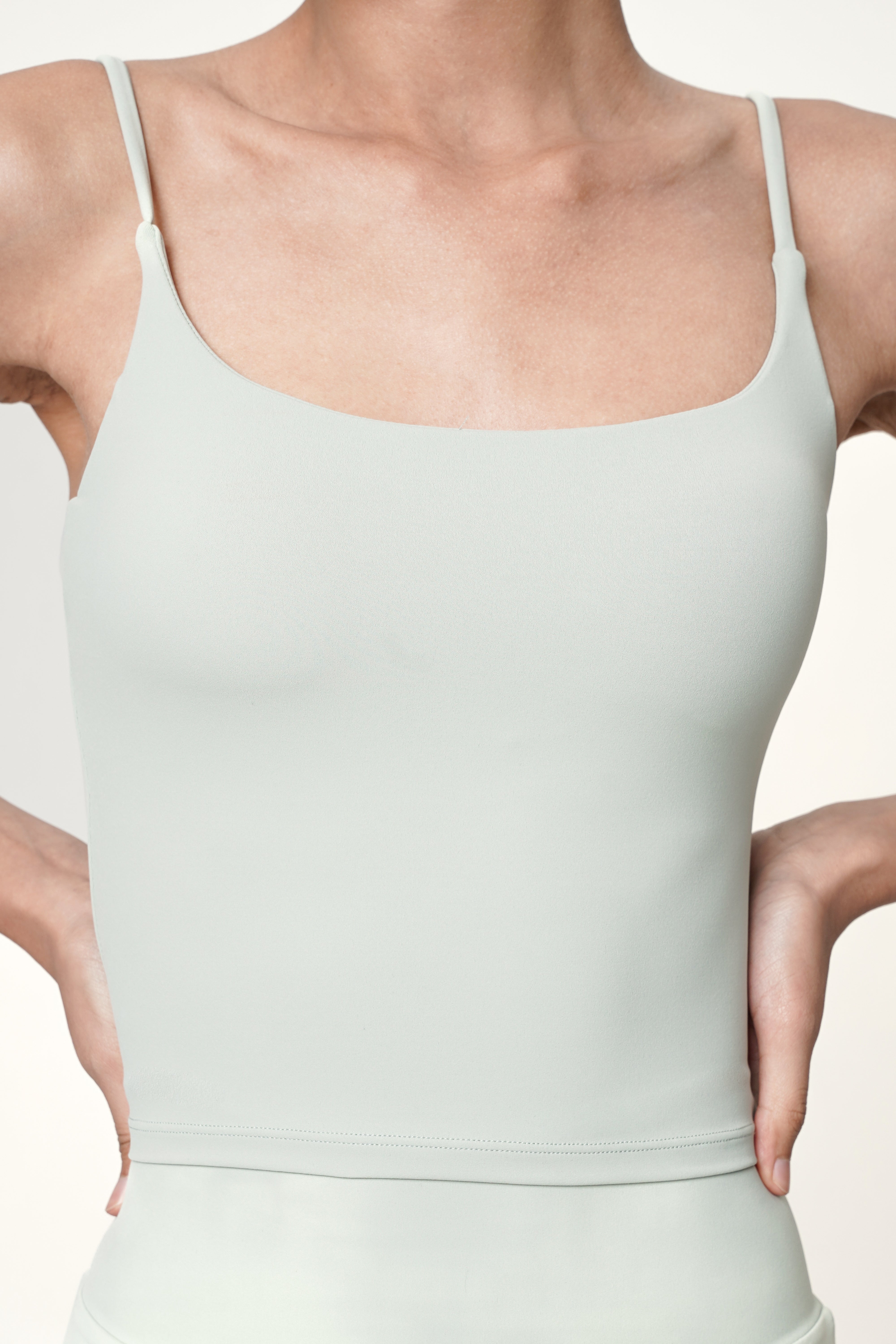 Toned Bra Tank in Mint