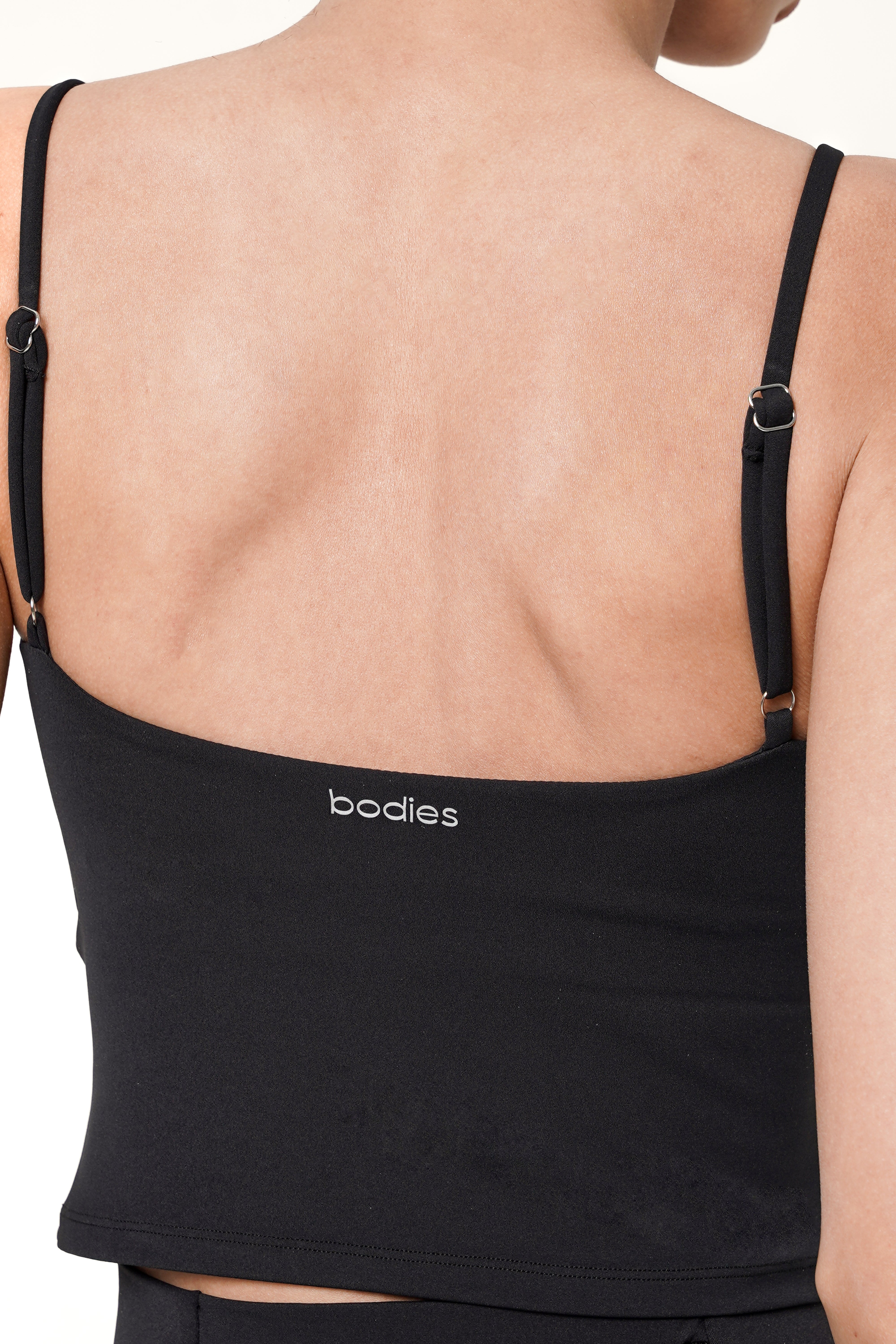 Toned Bra Tank in Black