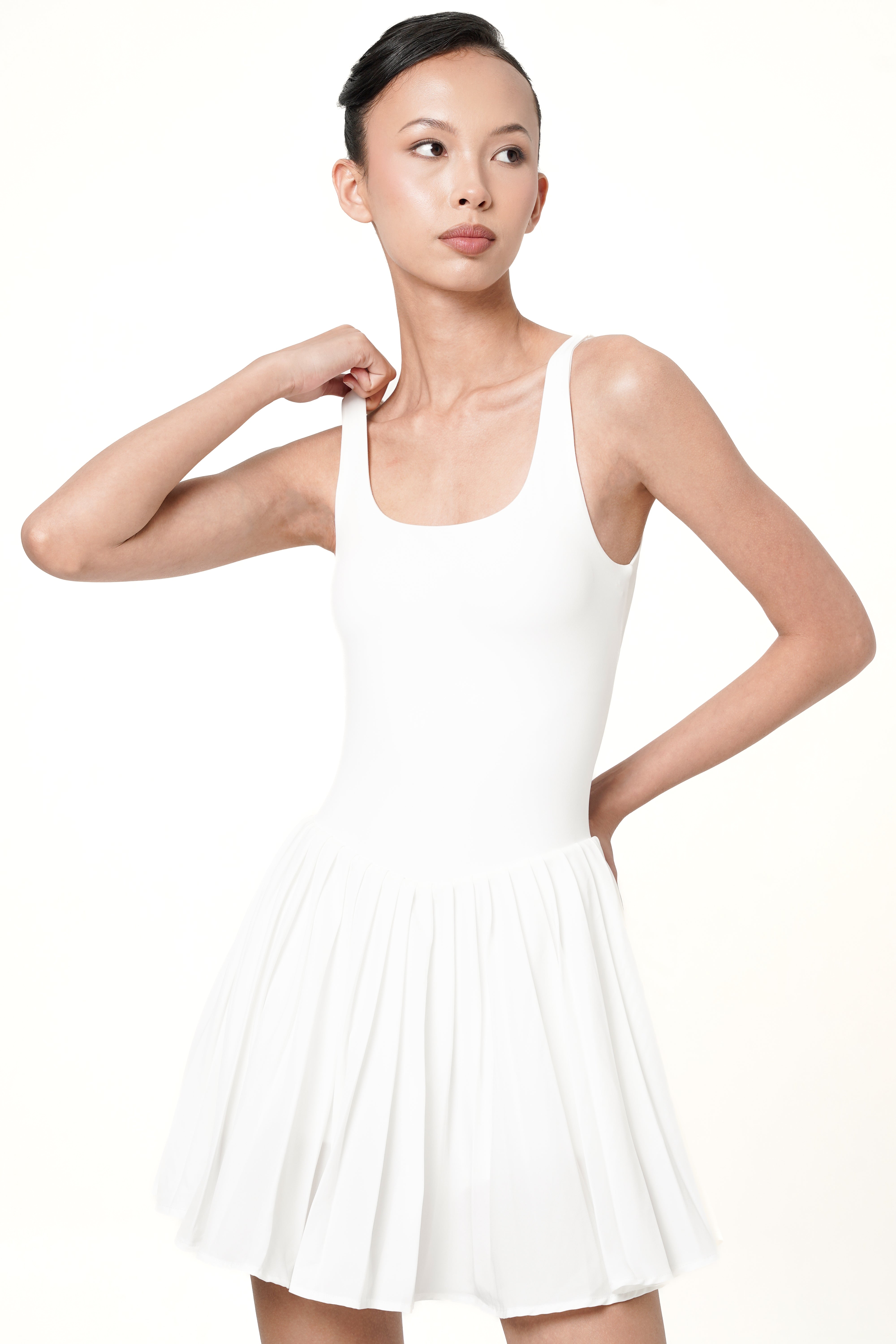Rebound Dress in White