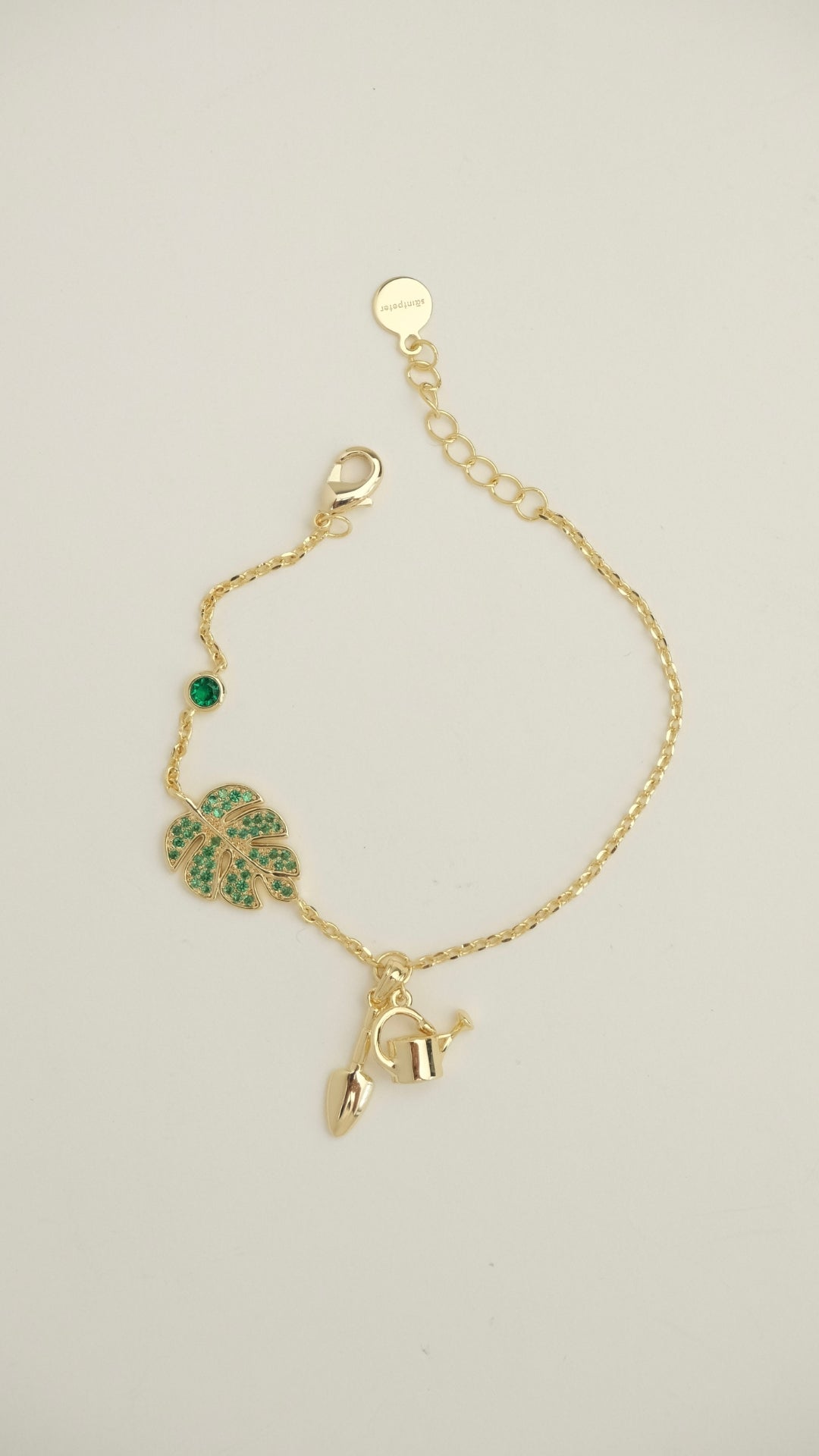 Monstera Bracelet In Gold