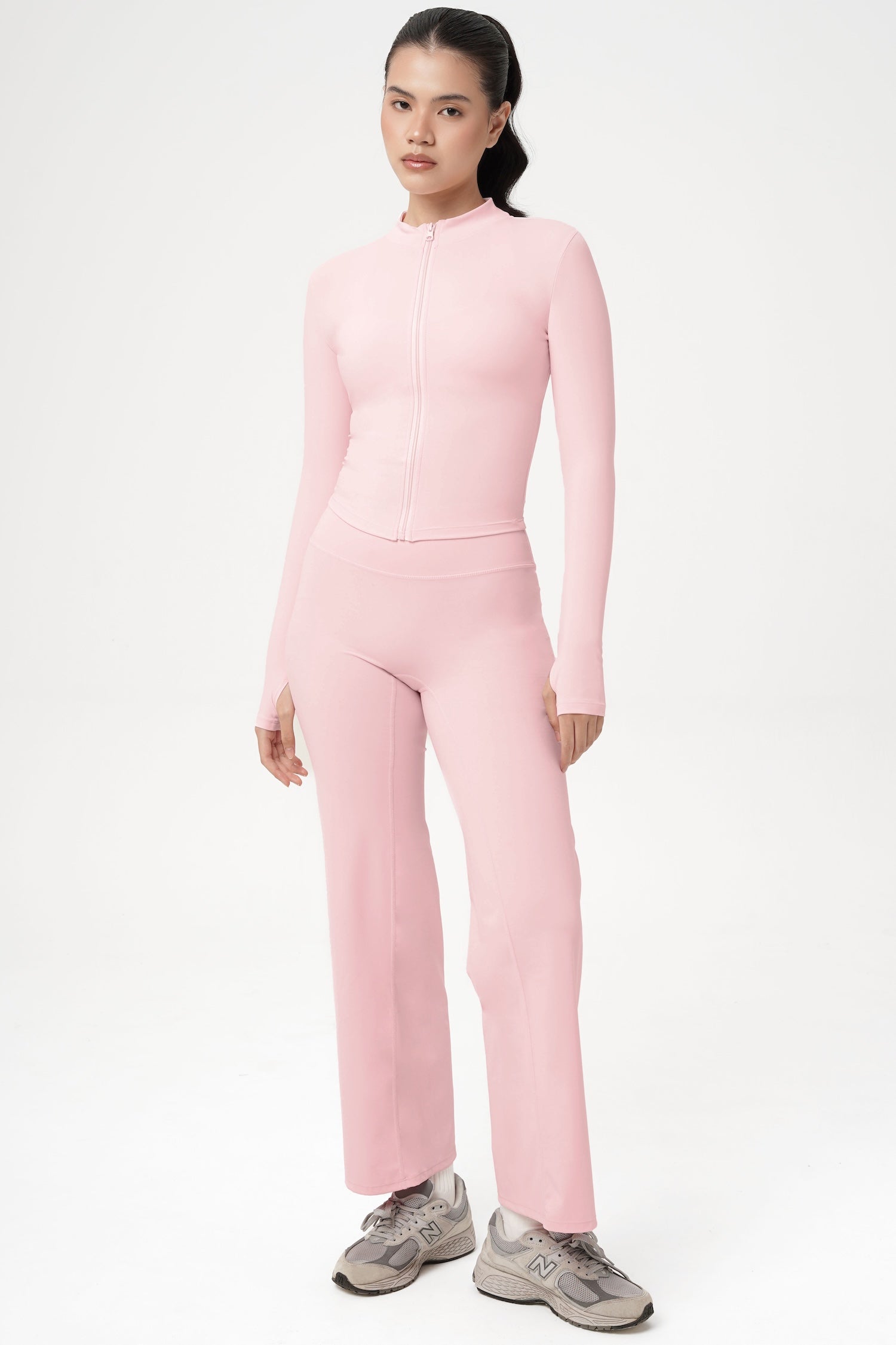 Smooth Straight Pants in Bubblegum