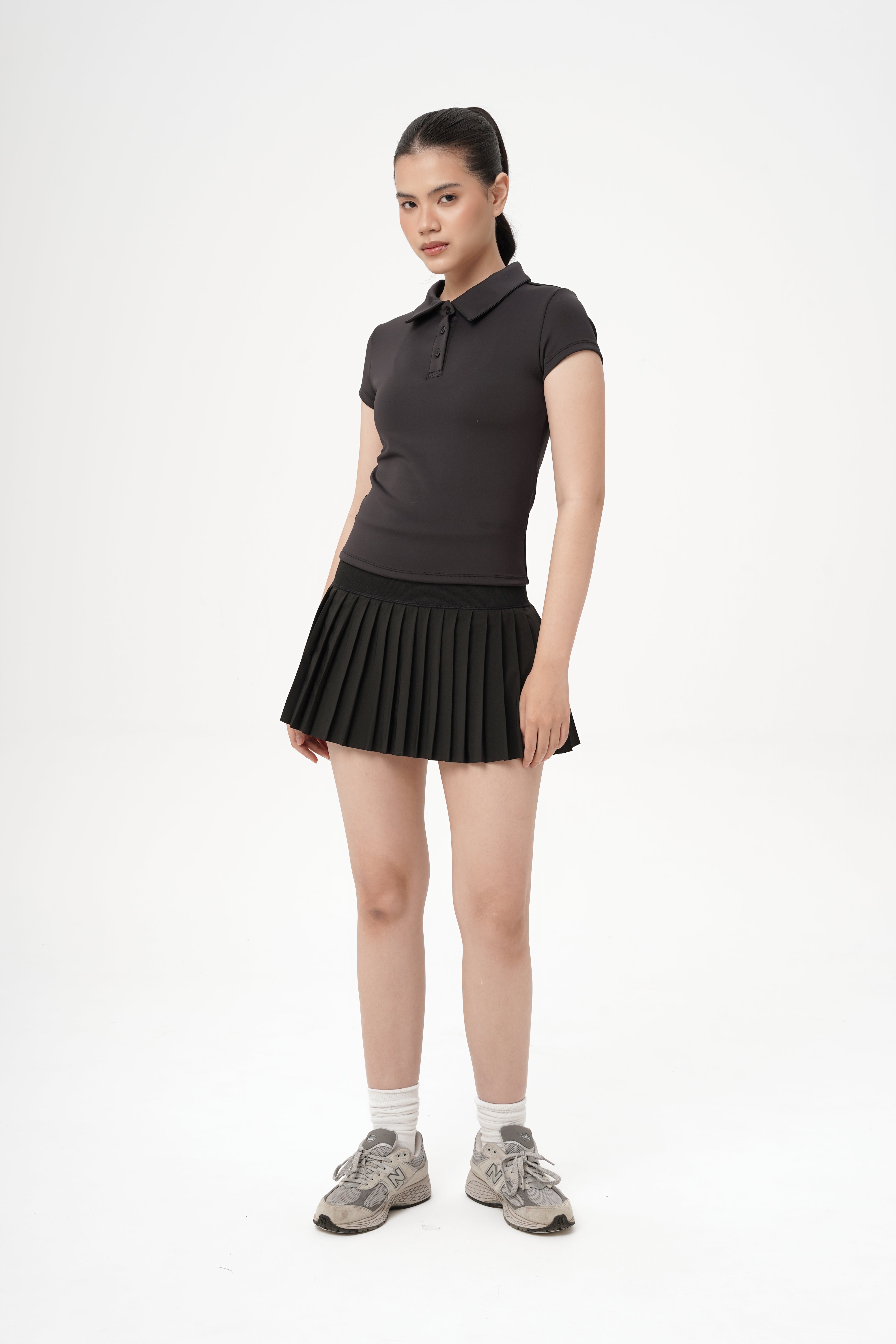 Prime Polo Top in Black