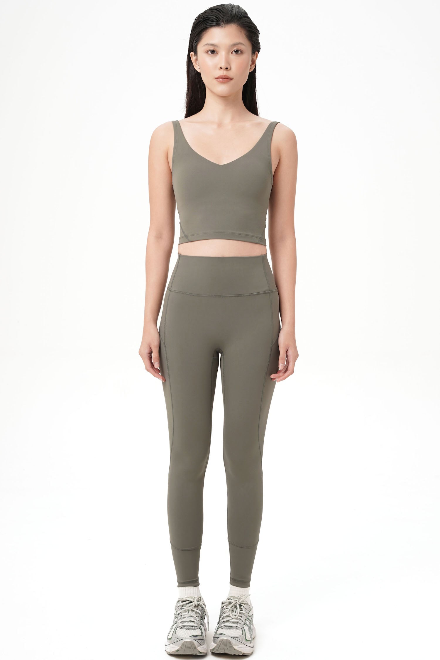 Horizon Legging in Moss