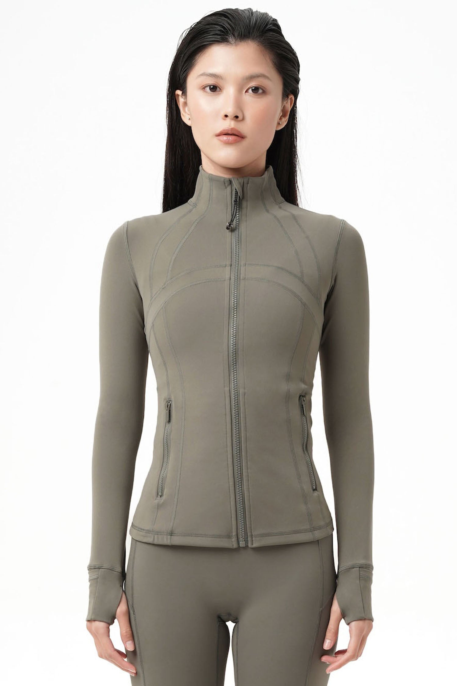 Luxe+ Contoured Jacket in Moss