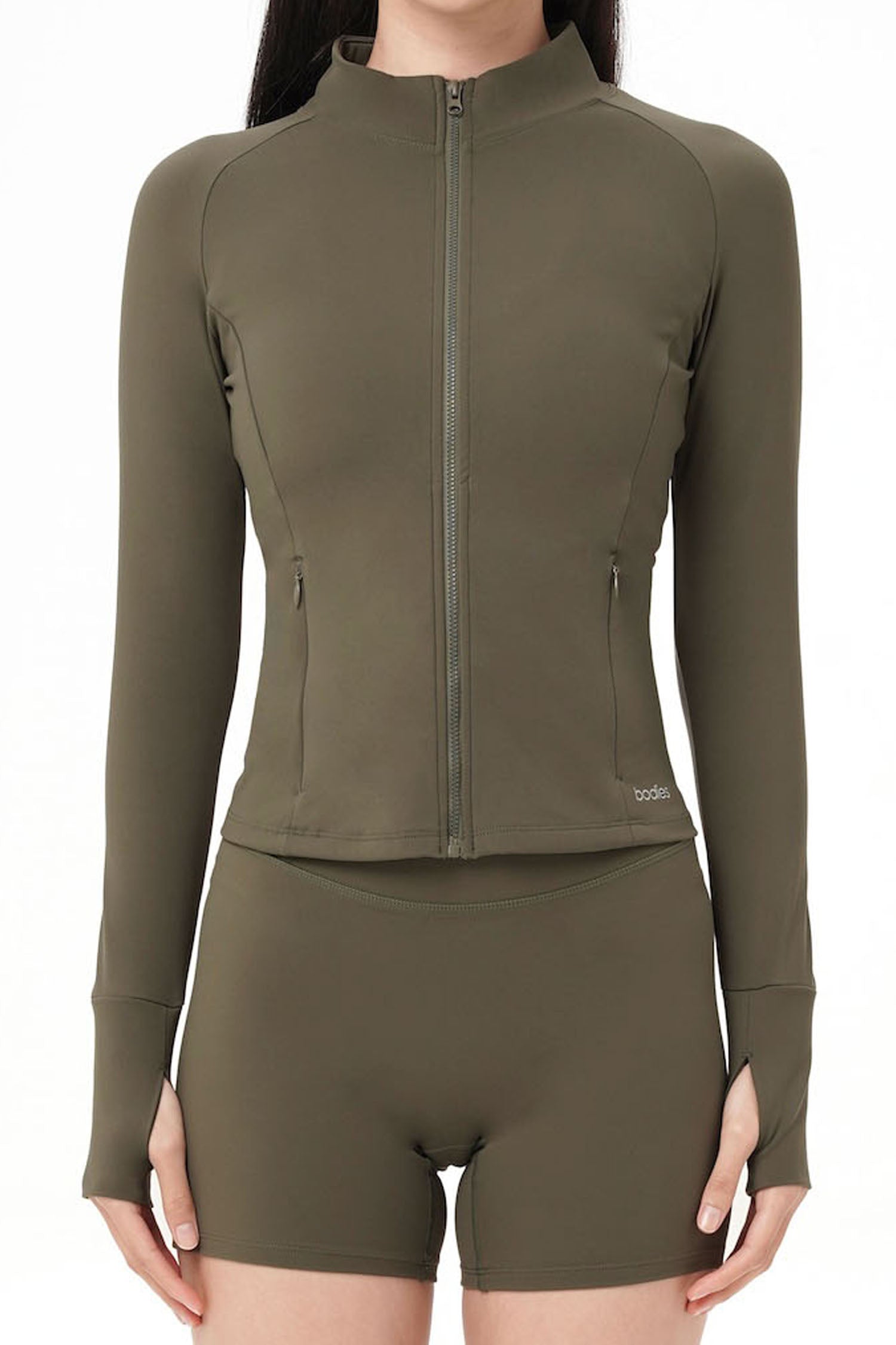 Raglan Jacket in Moss