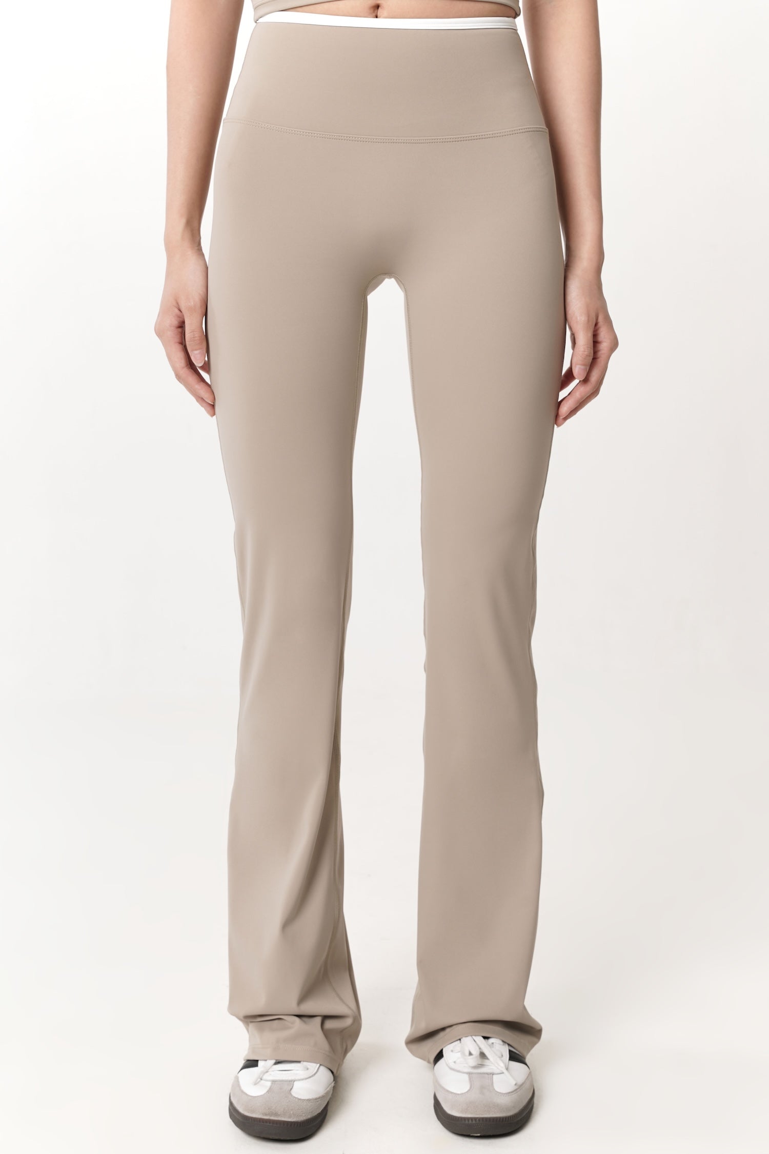 Cop Flare Pants in Khaki
