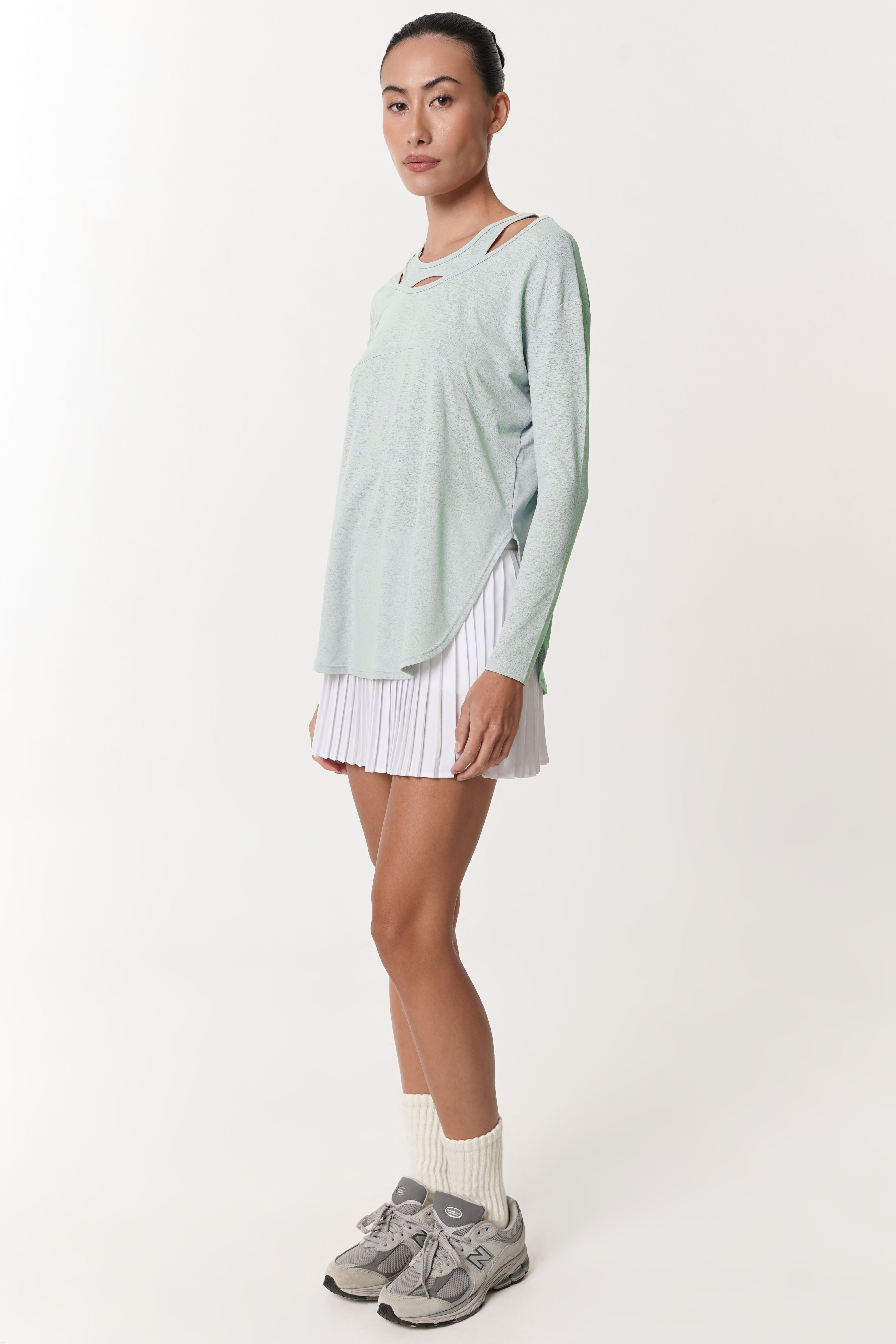 Vault Long Sleeve Top in Matcha