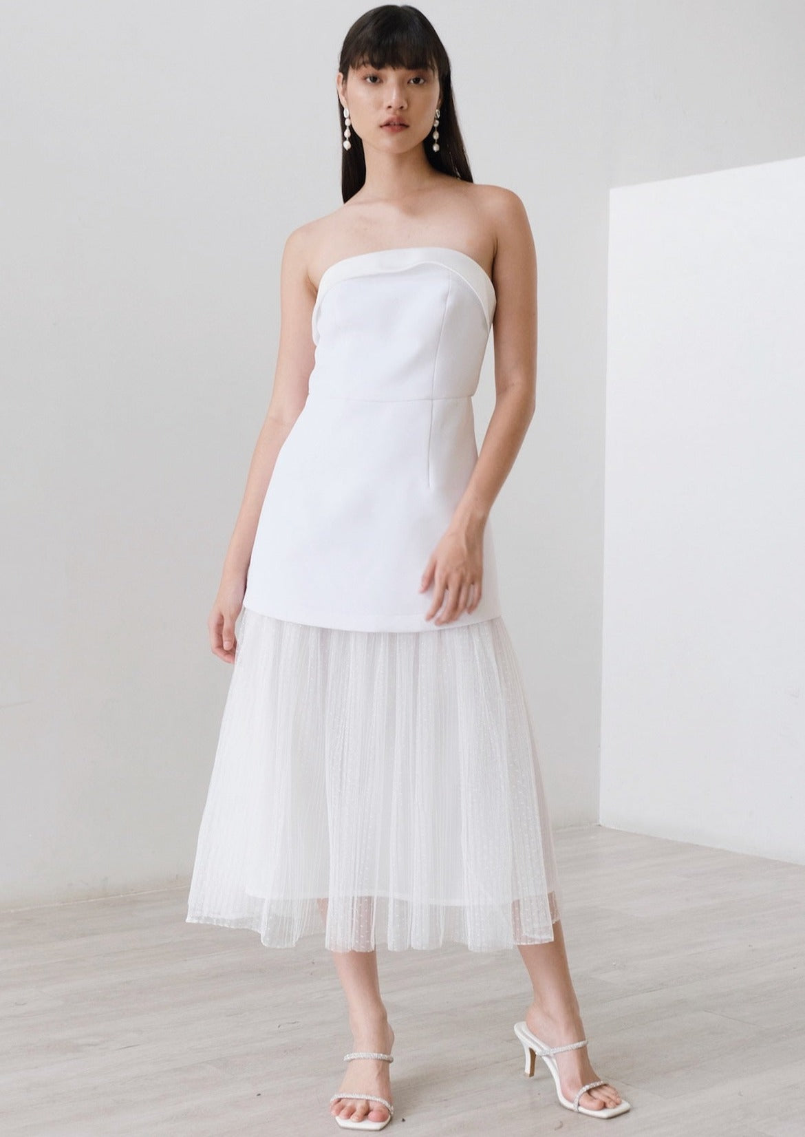 Ryder Dress In Broken White (LAST PIECE)