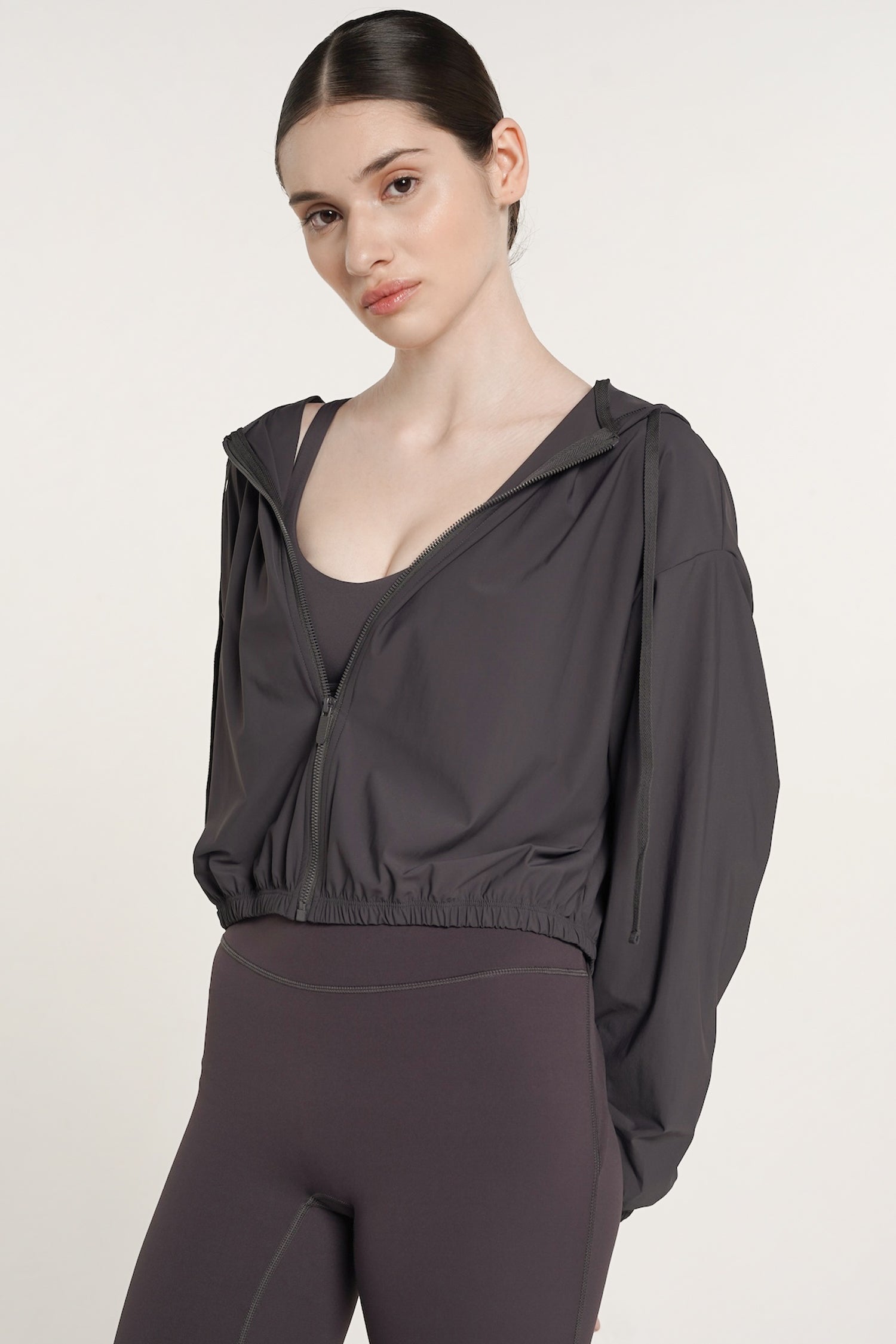 Enfold Jacket in Graphite Grey