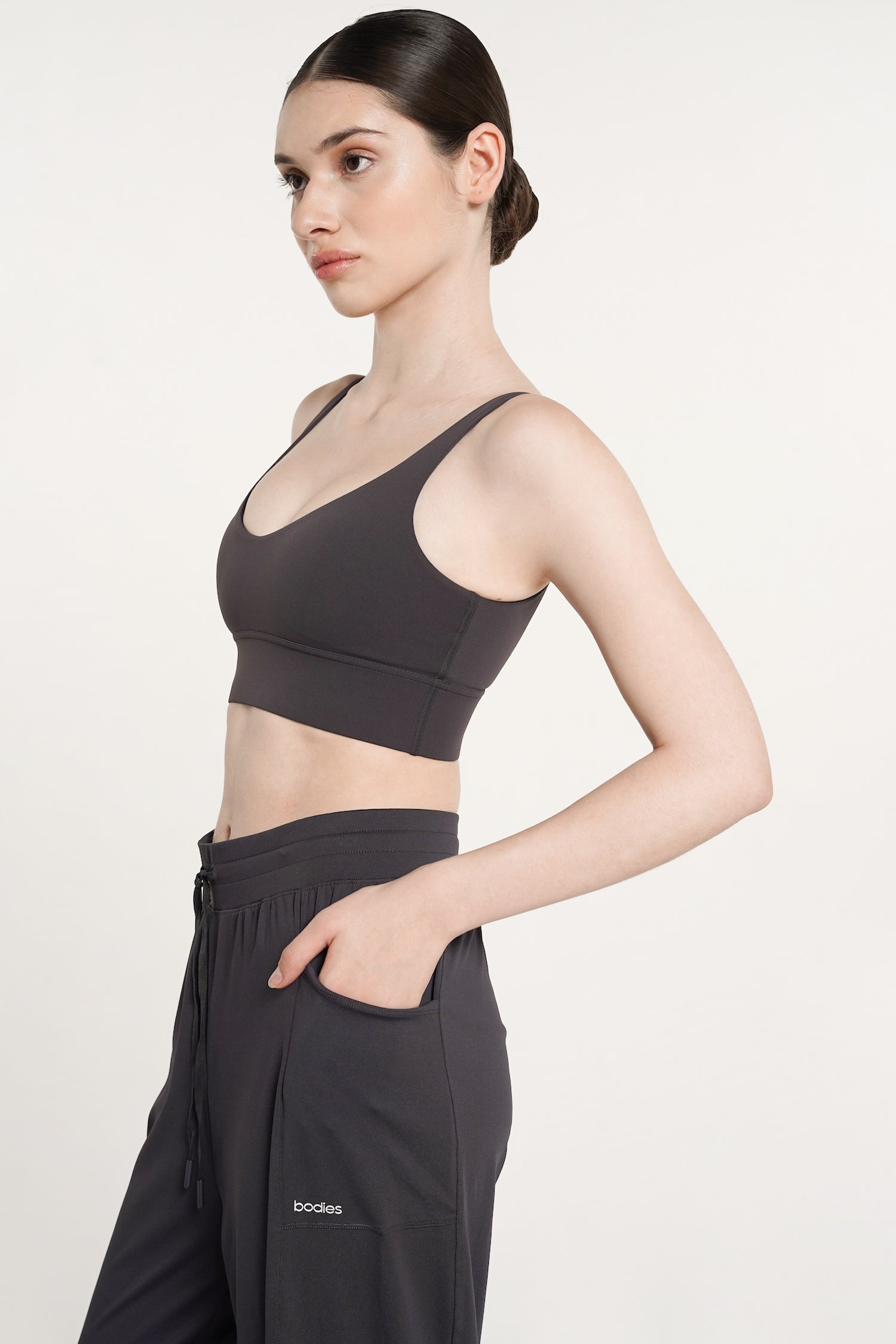 Mighty Bra in Graphite Grey