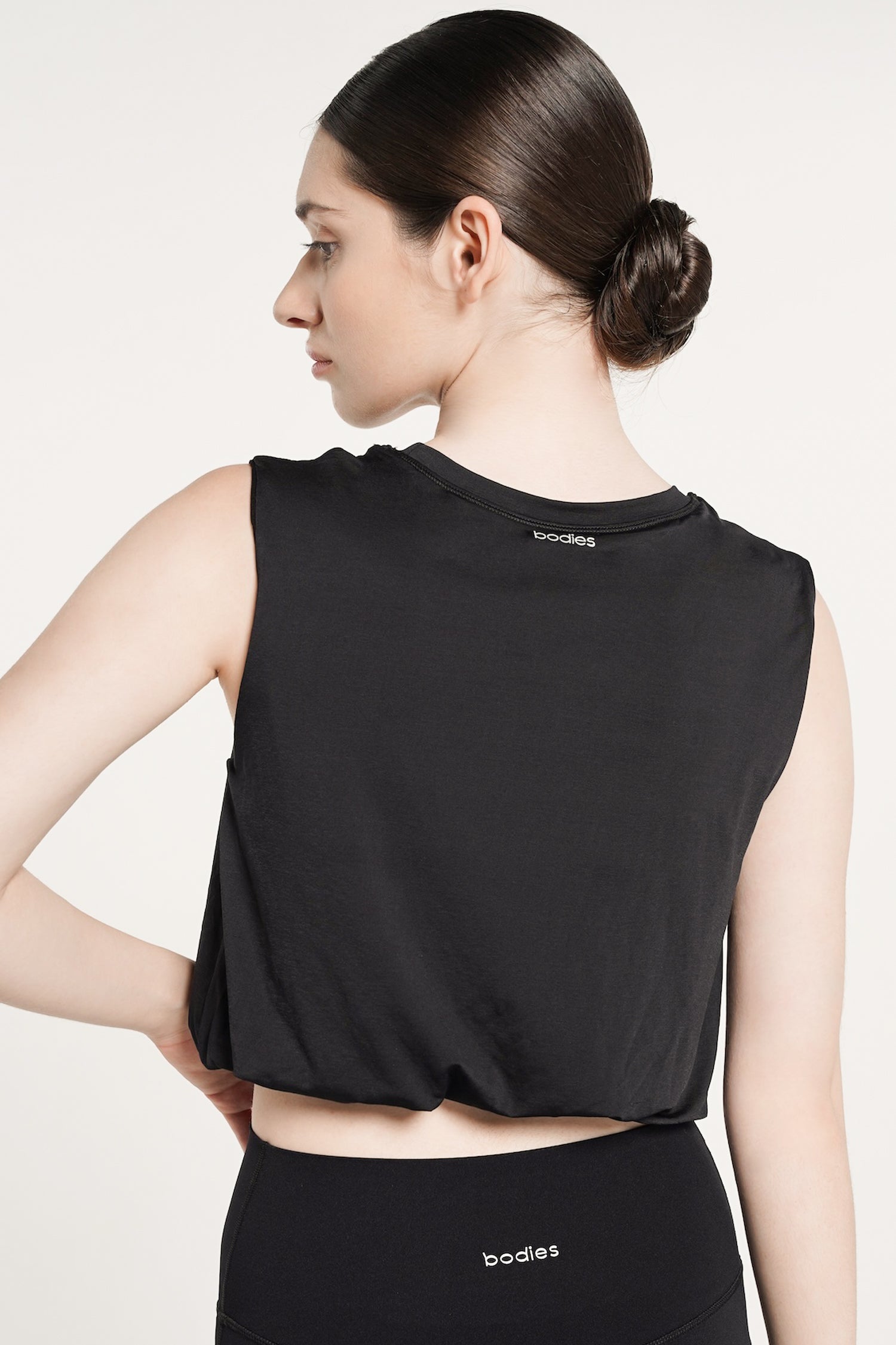 Fluff Tank Top in Black