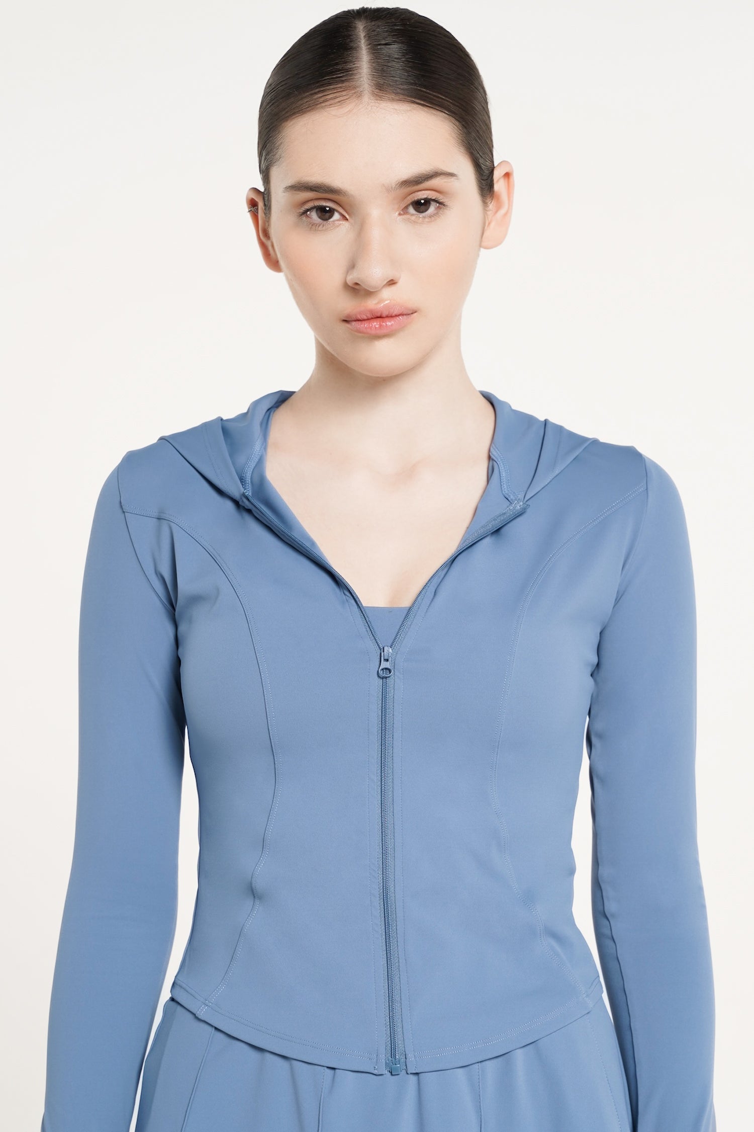 Phase Hooded Jacket in Pacific Blue