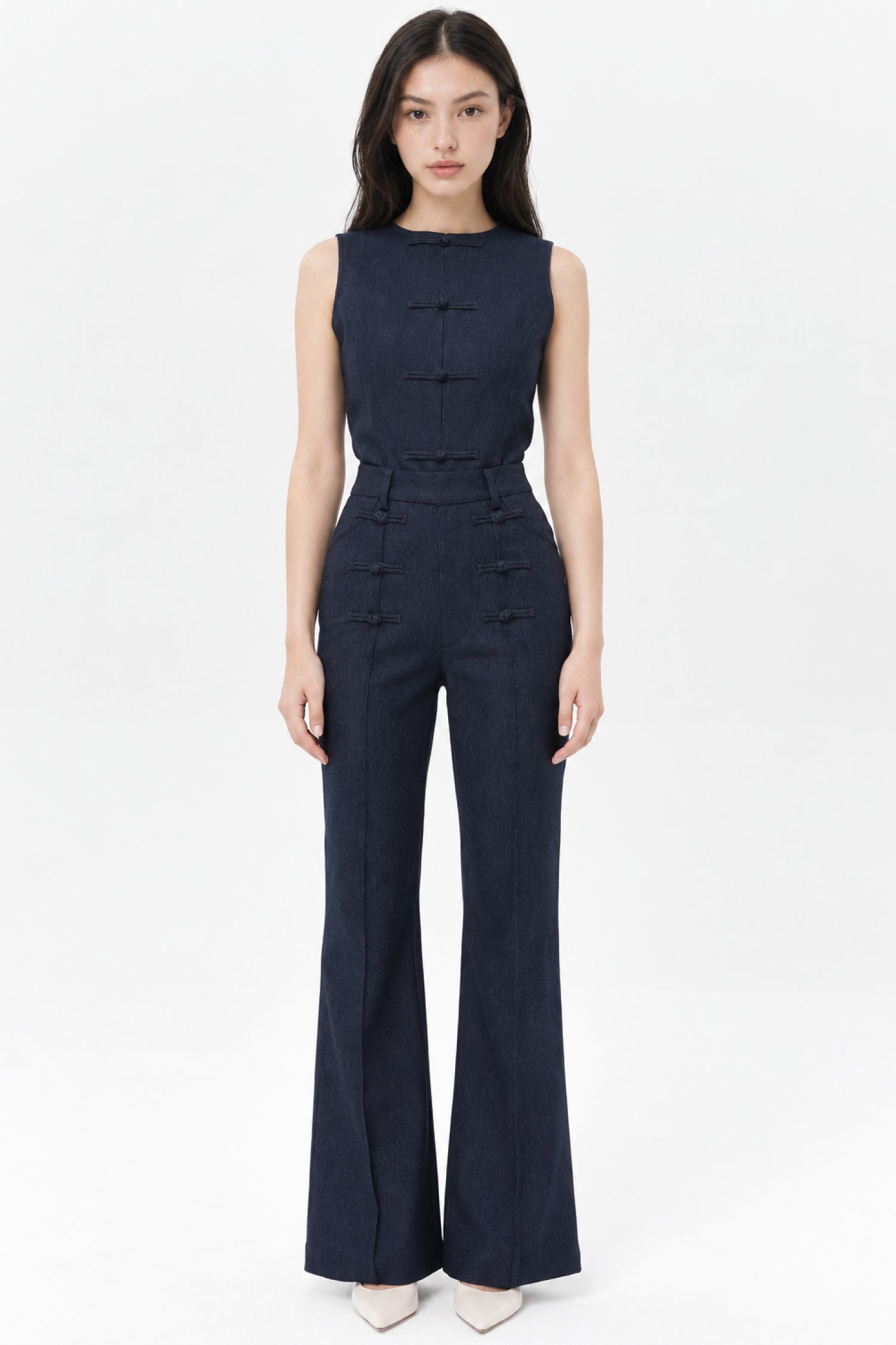 Jiang Straight Pants In Denim