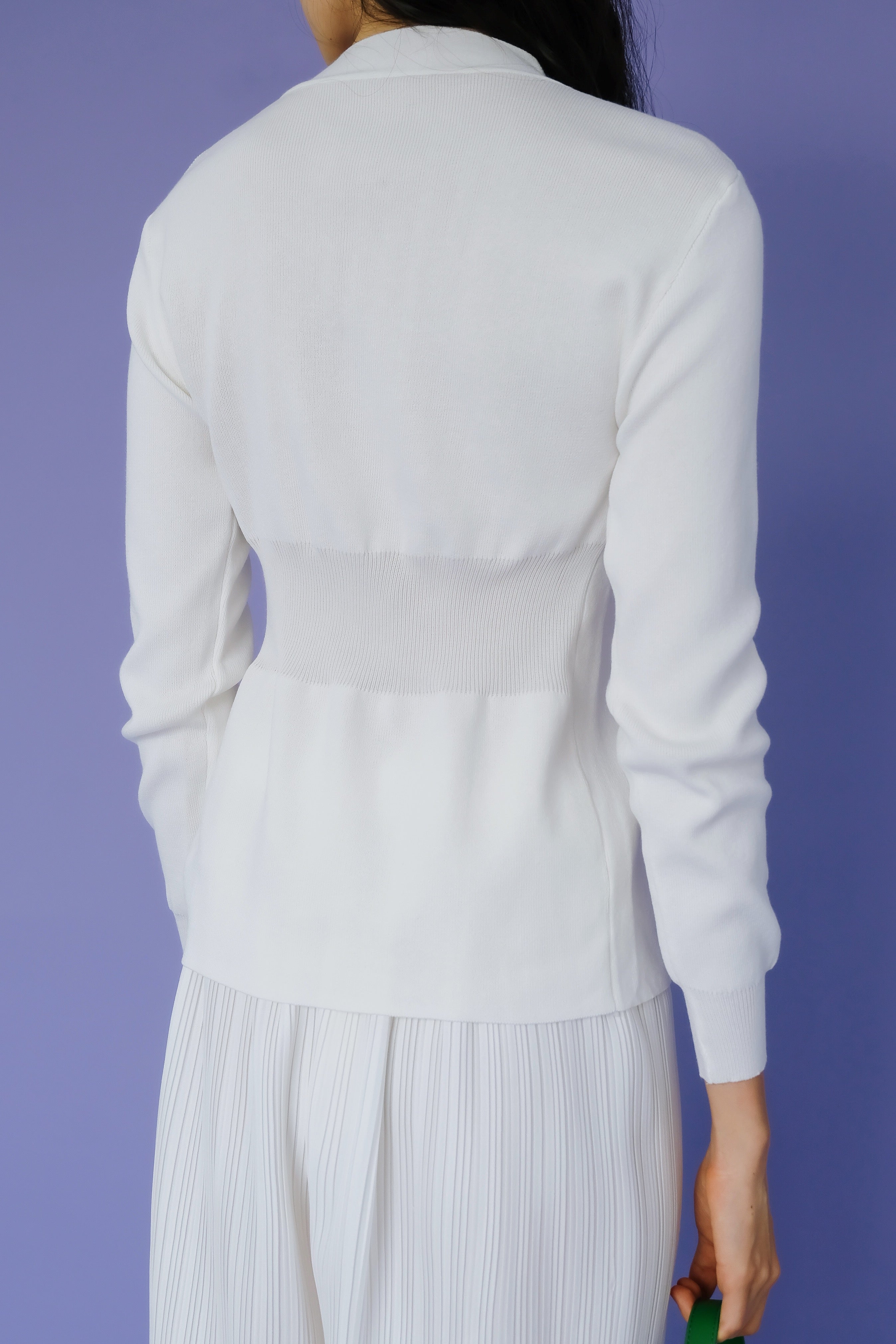 Fleur Cardigan in White (1 LEFT)