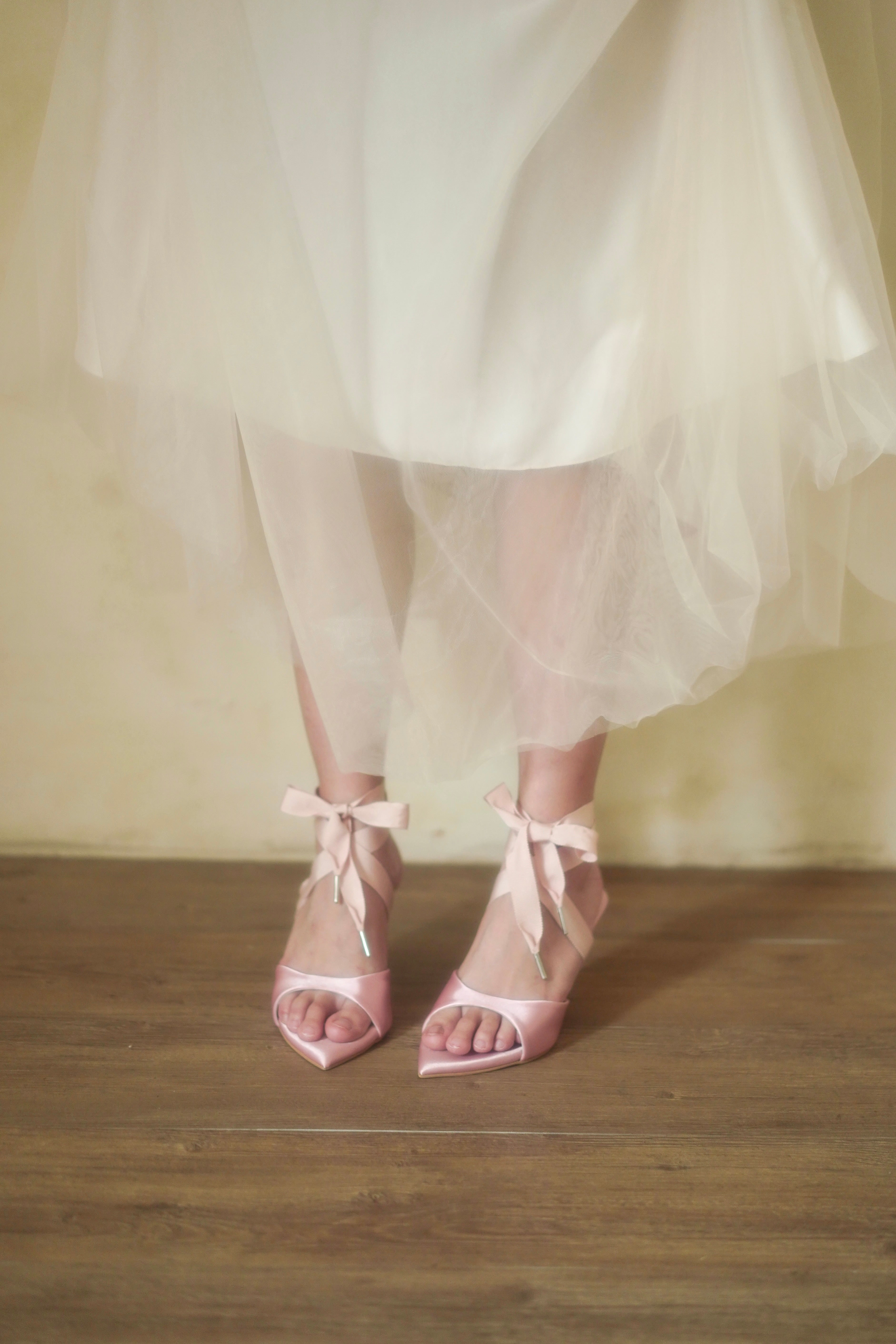 On Point Ballet Heels 7cm in Pink