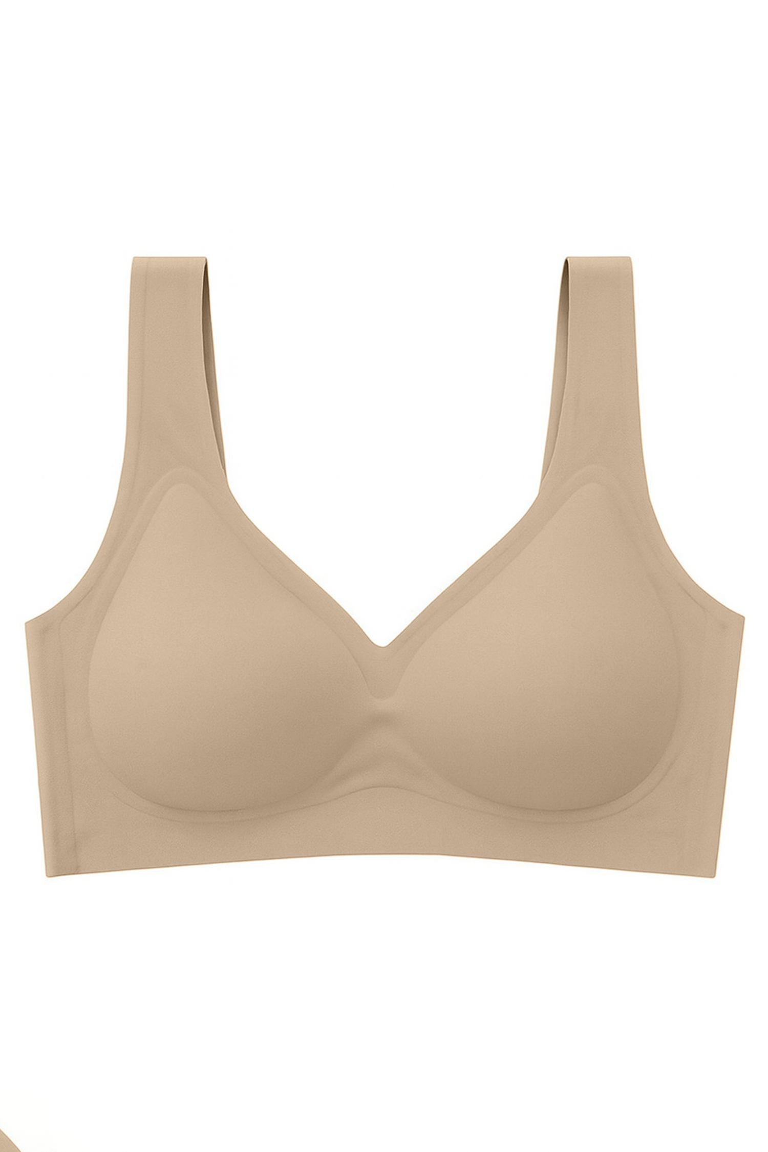 Coverage Support Bra in Nude