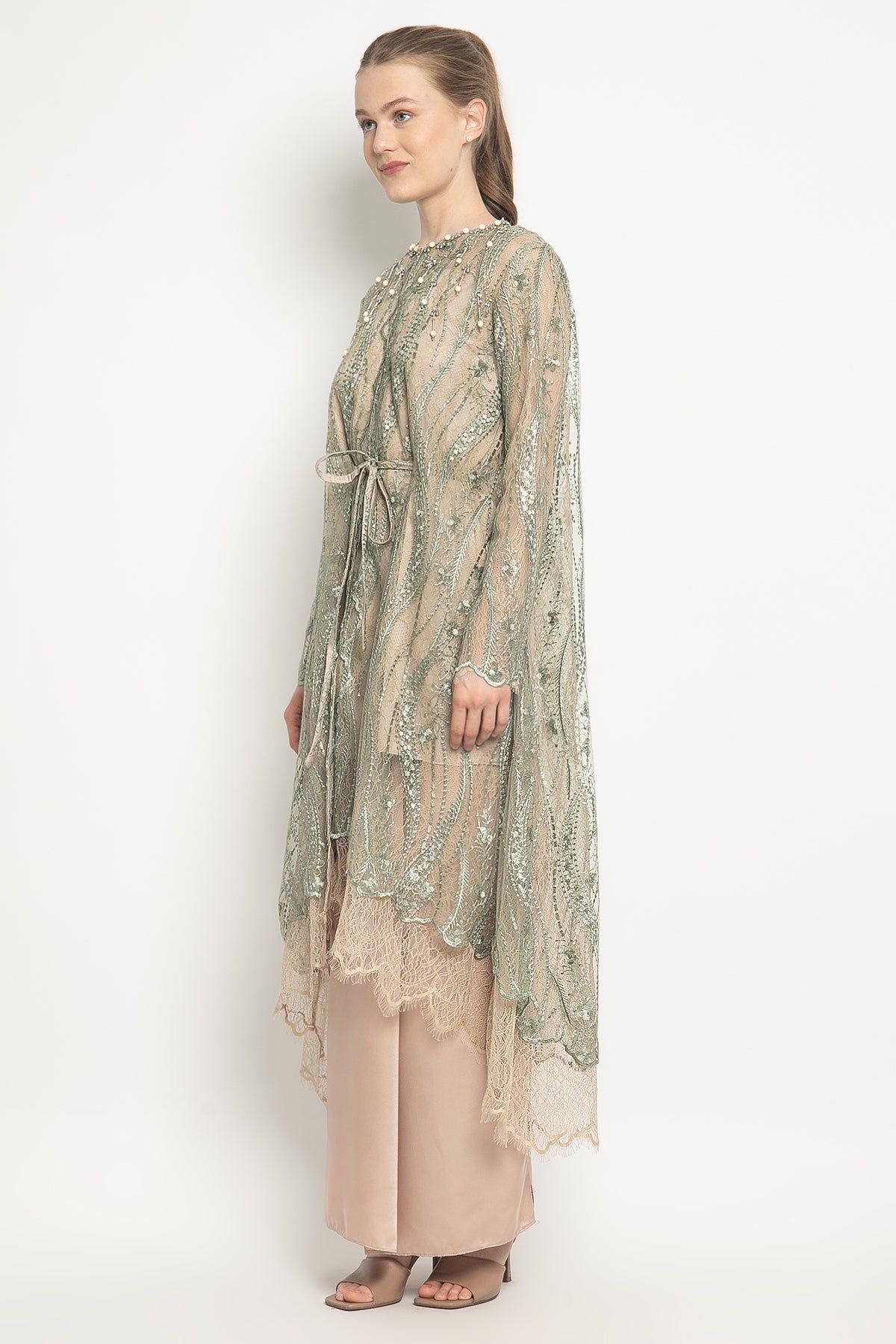 Kalila Dress In Muted Sage