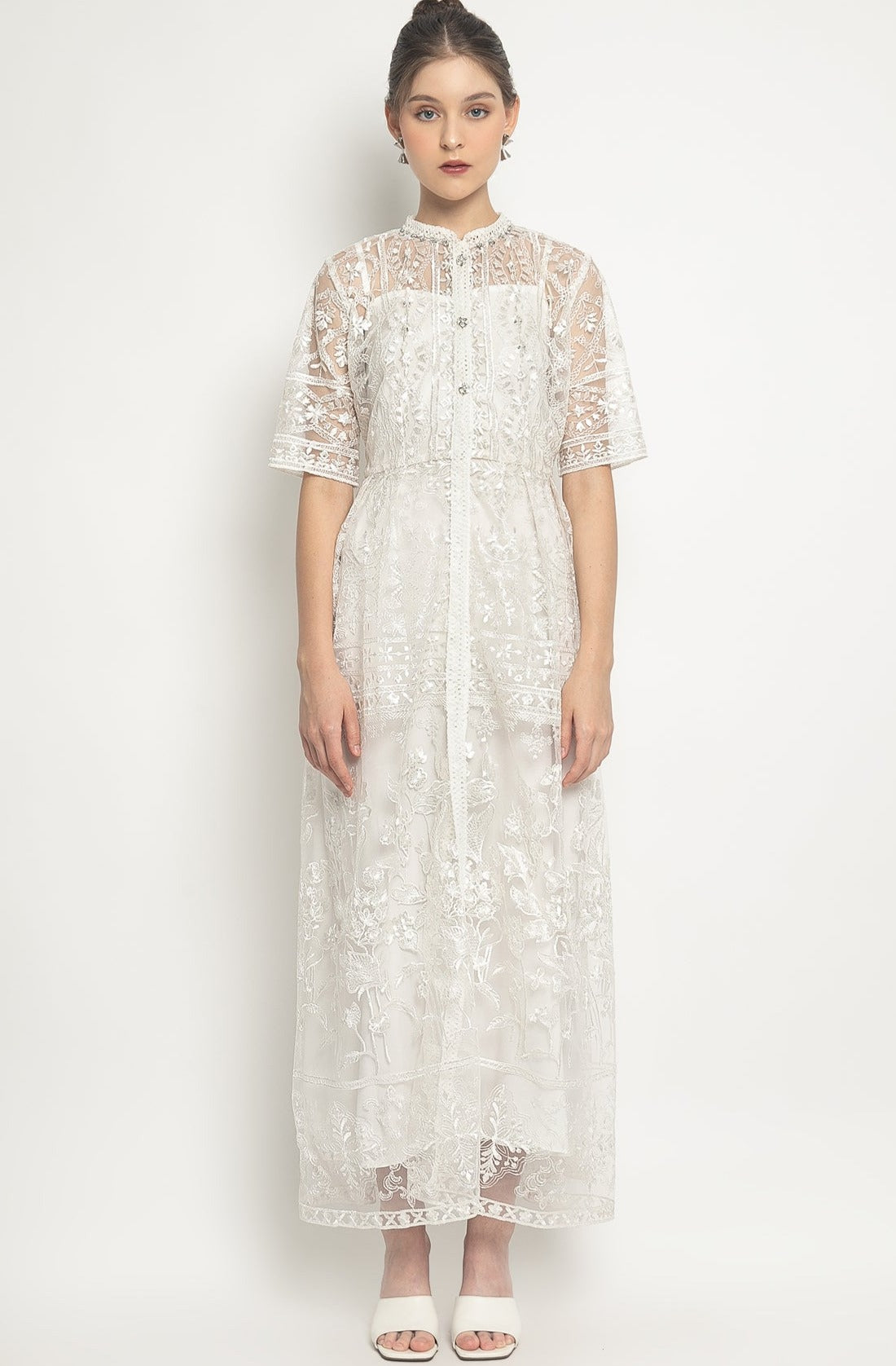 Penelope Dress In Off White