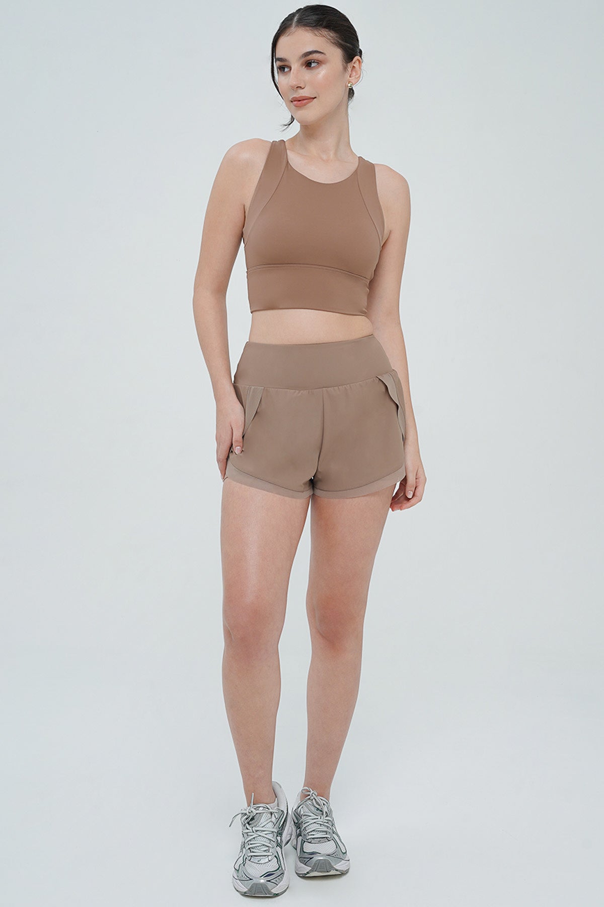 Main Running Shorts in Teddy