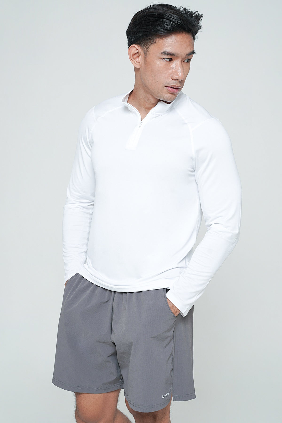 Pound Long Sleeve Top In White