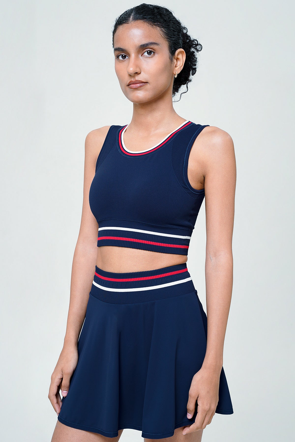 Fairway Bra Top in Navy