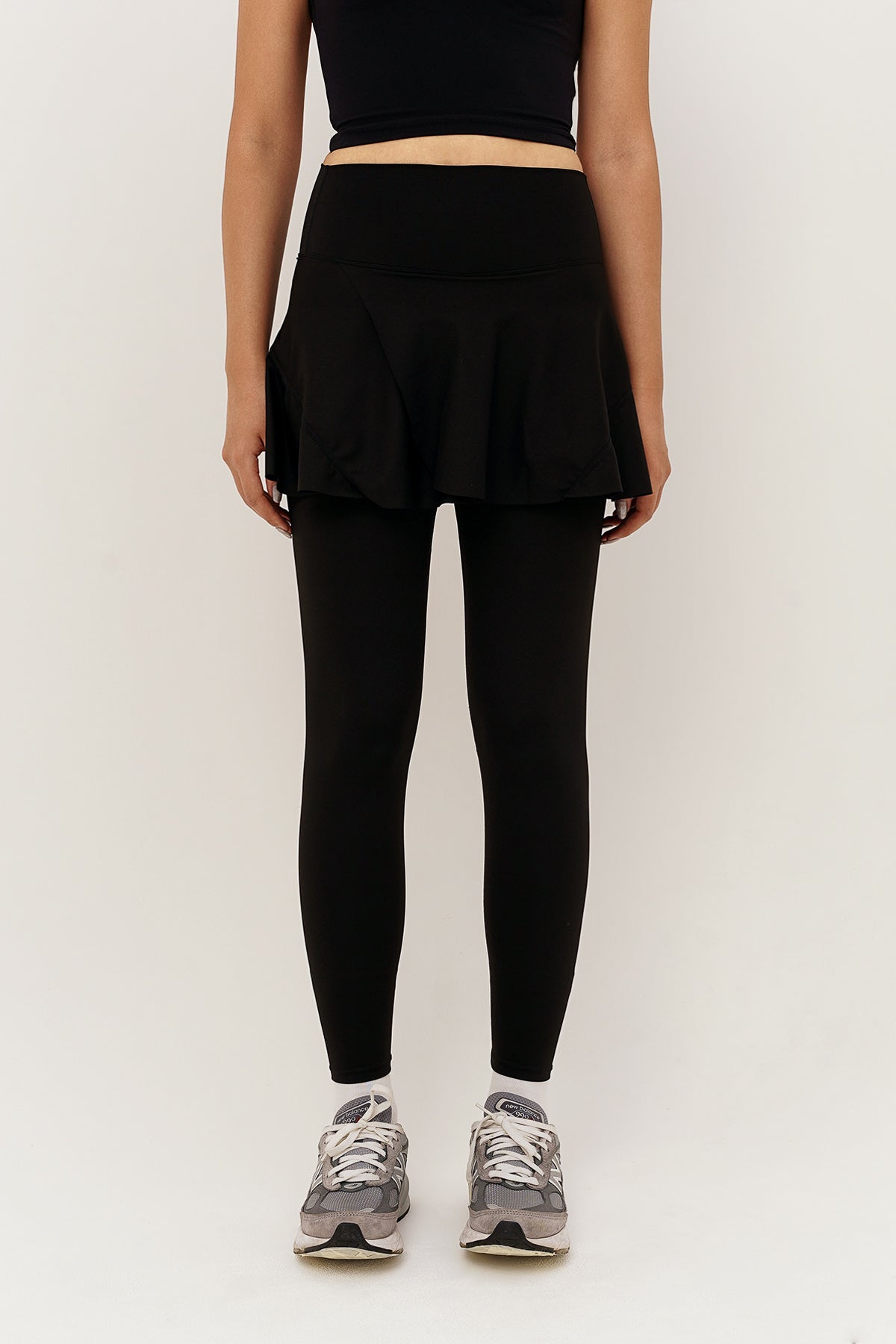 Compound Skirt Legging in Black