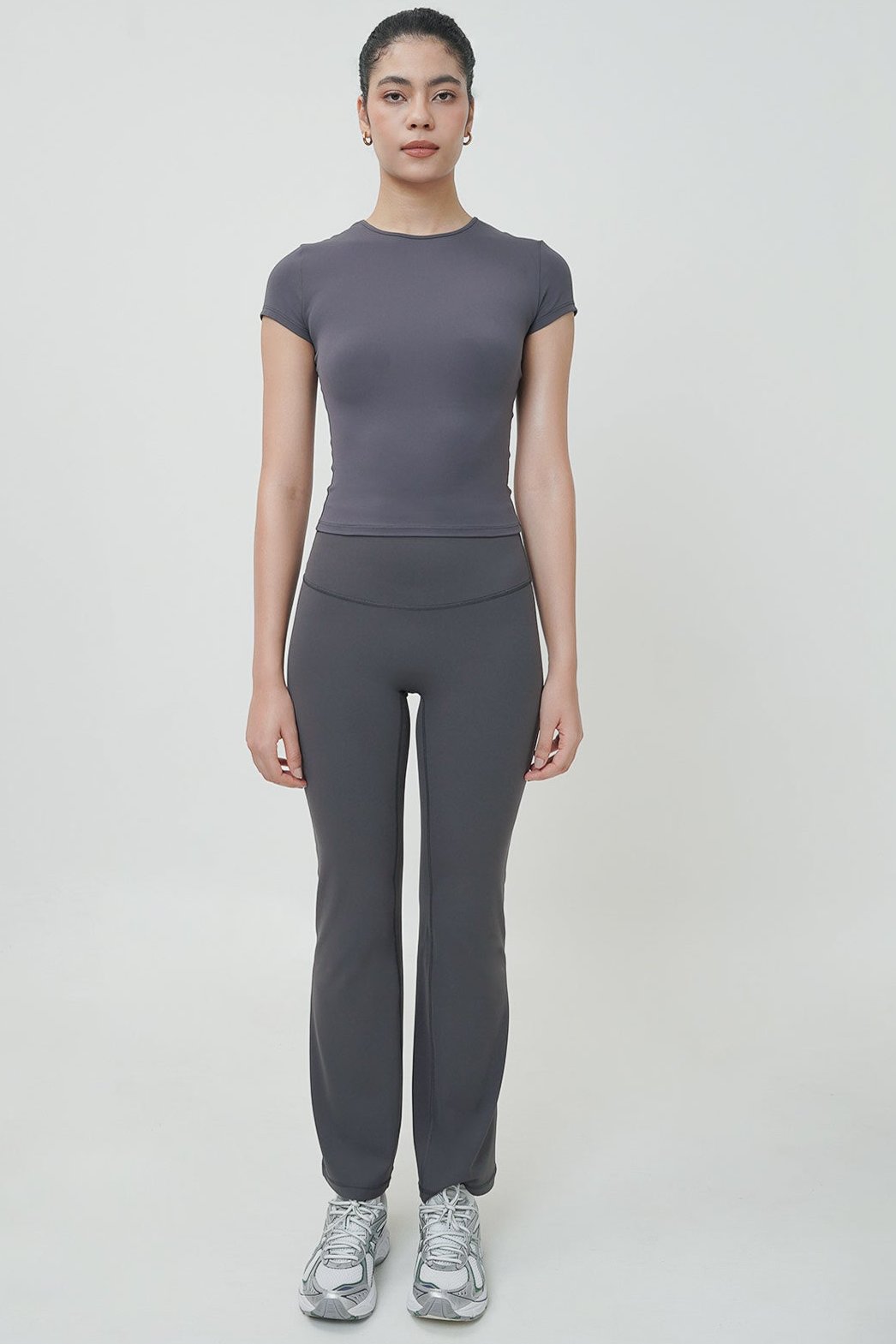 Ultralite Flare Pants in Graphite Grey