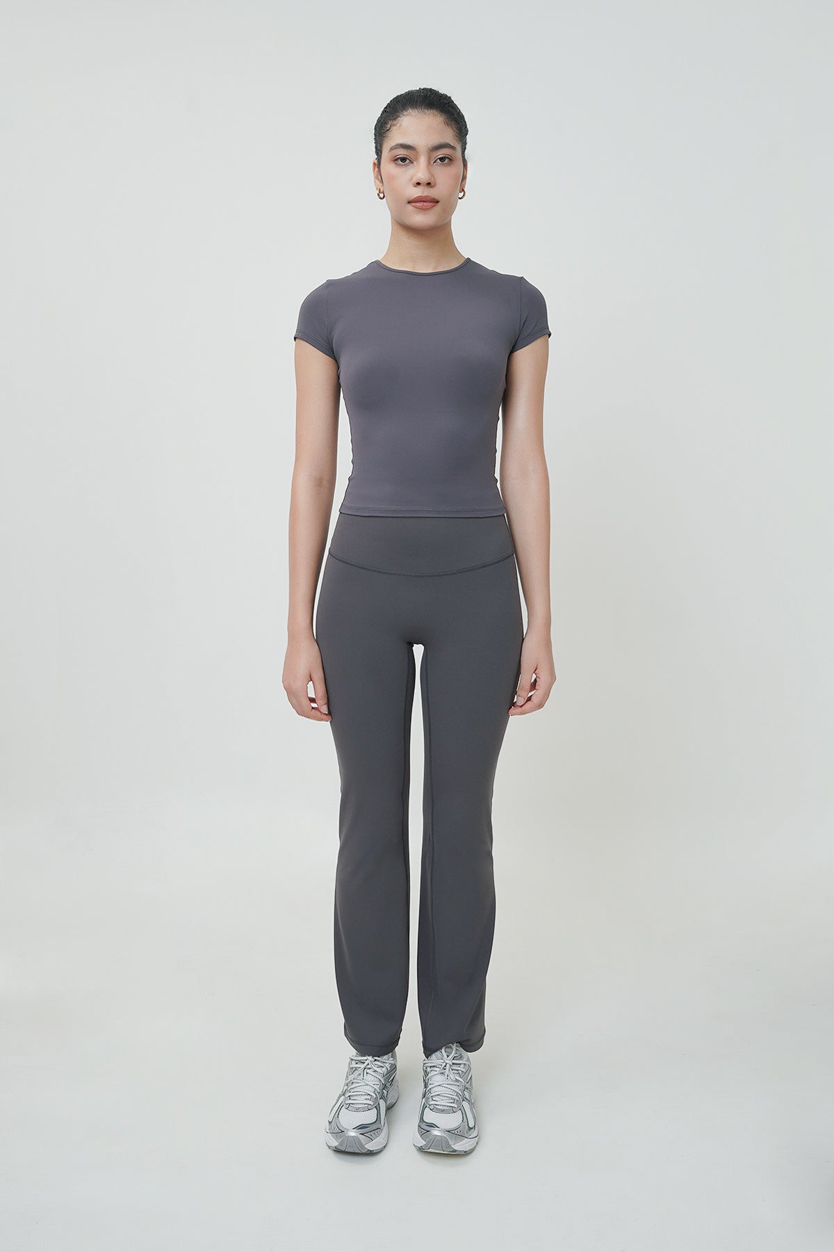 Ultralite Flare Pants in Graphite Grey