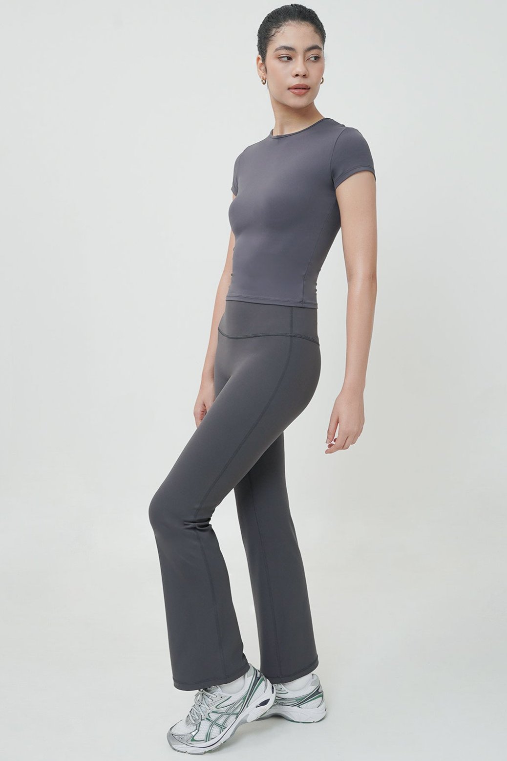 Ultralite Flare Pants in Graphite Grey