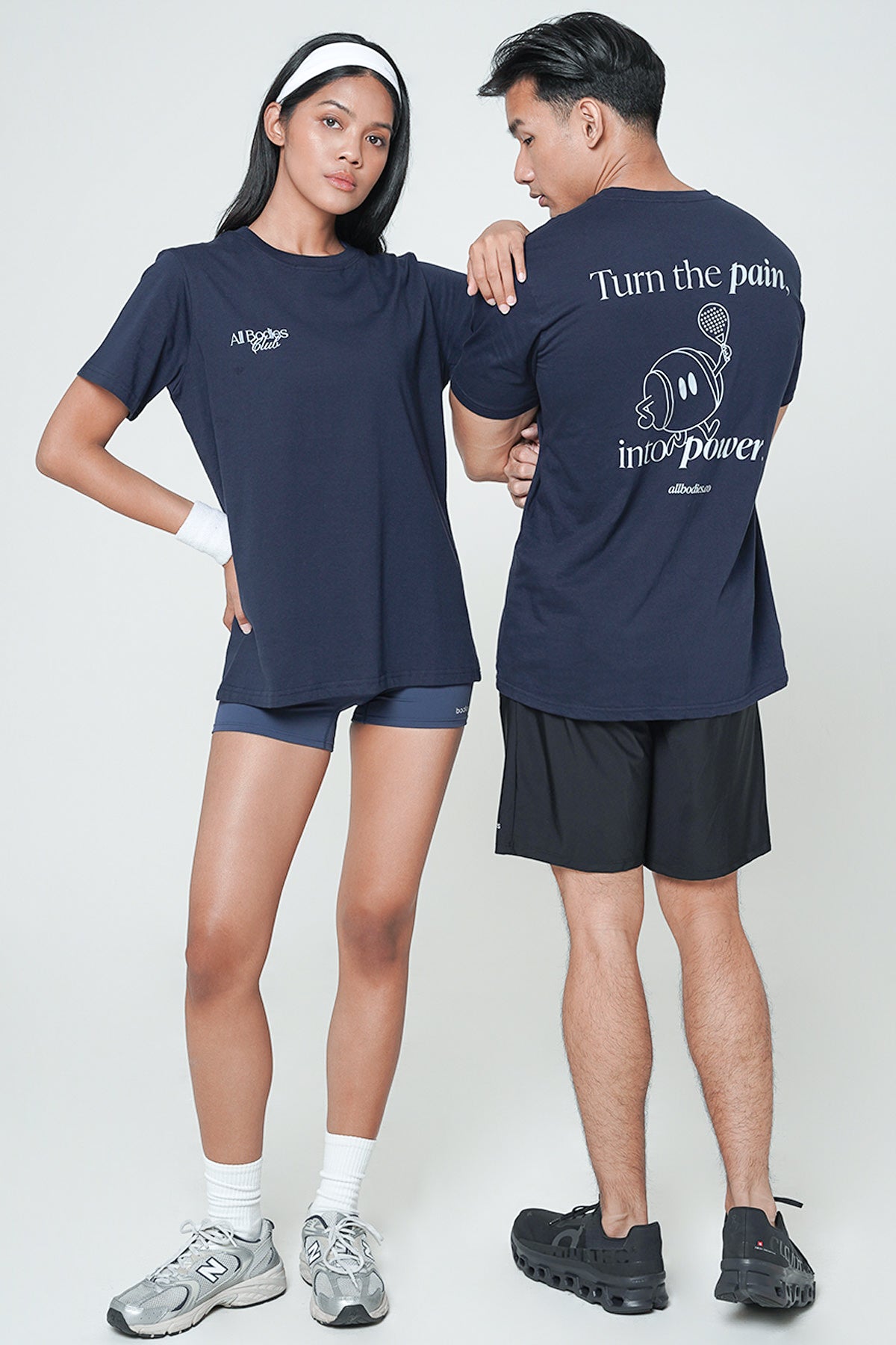 All Bodies Club T-shirt in Navy