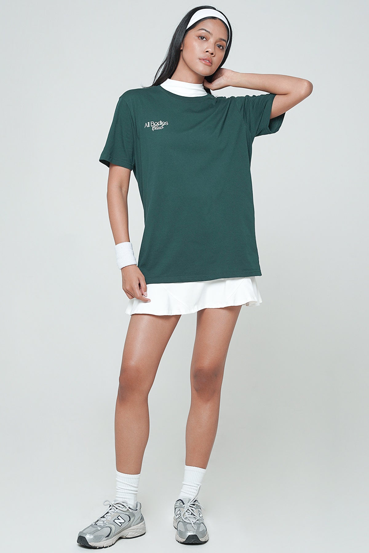 All Bodies Club T-shirt in Deep Green (LAST PIECES)