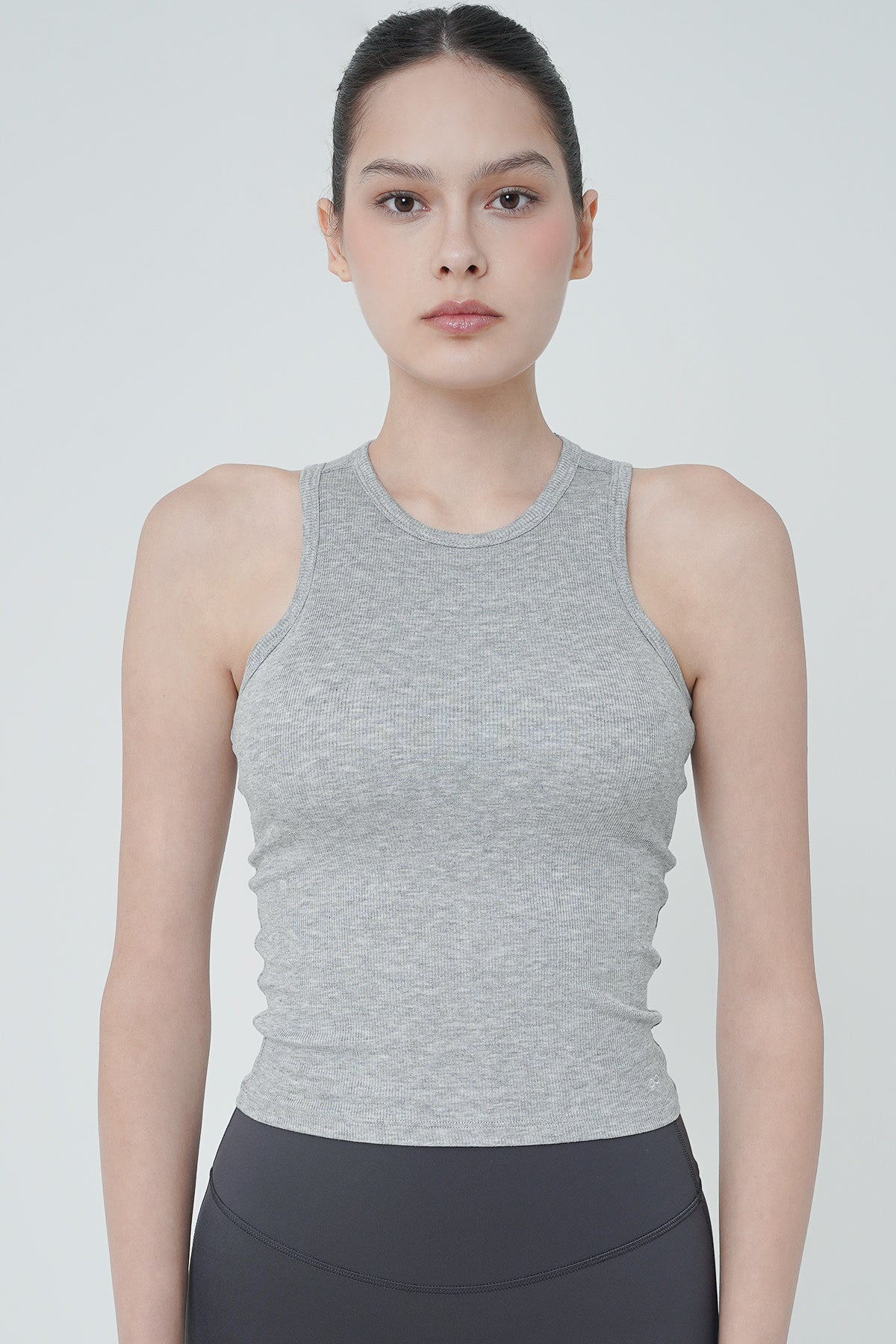 Well Bra Top in Light Grey