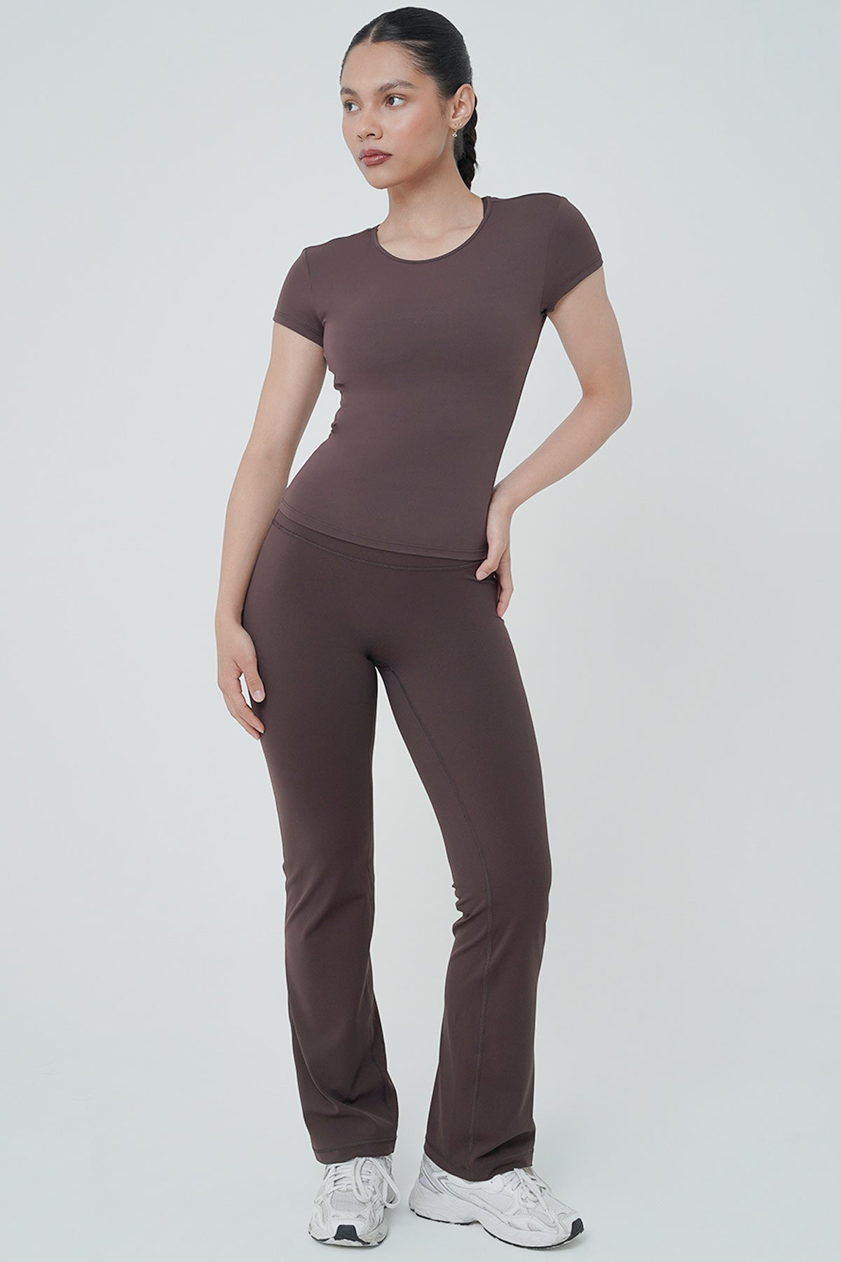 Ultralite Flare Pants in Espresso