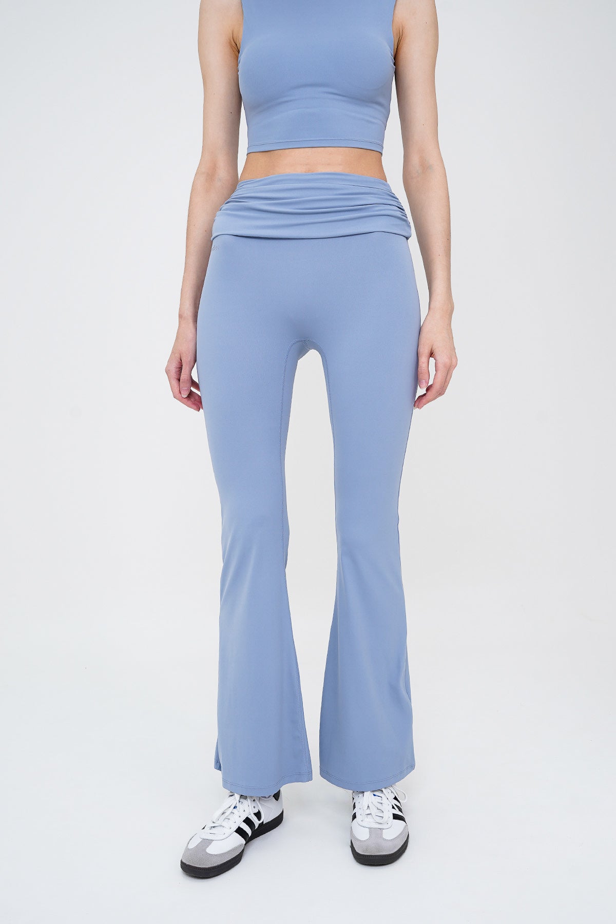 Enchant Flare Pants in Haze Blue