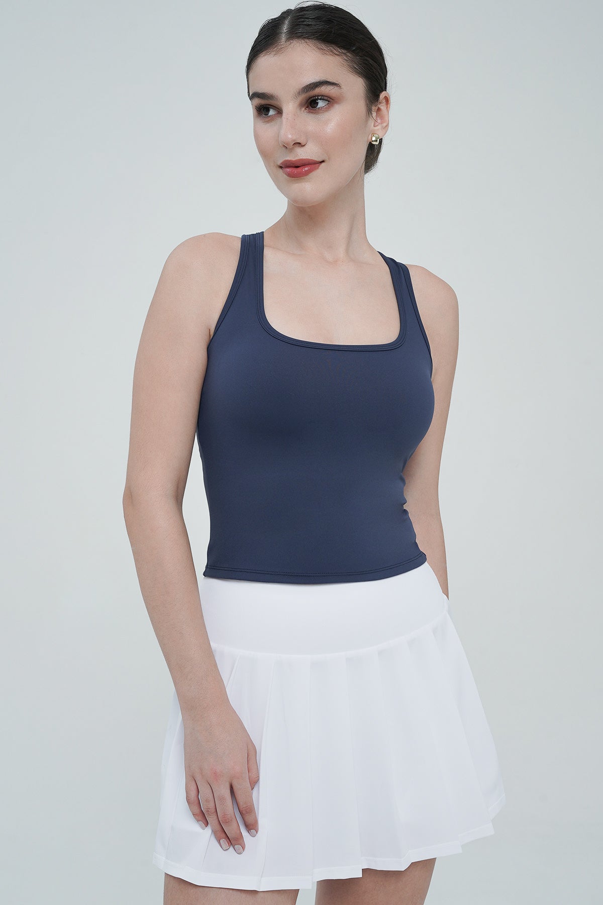 Boast Navy Singlet Bra